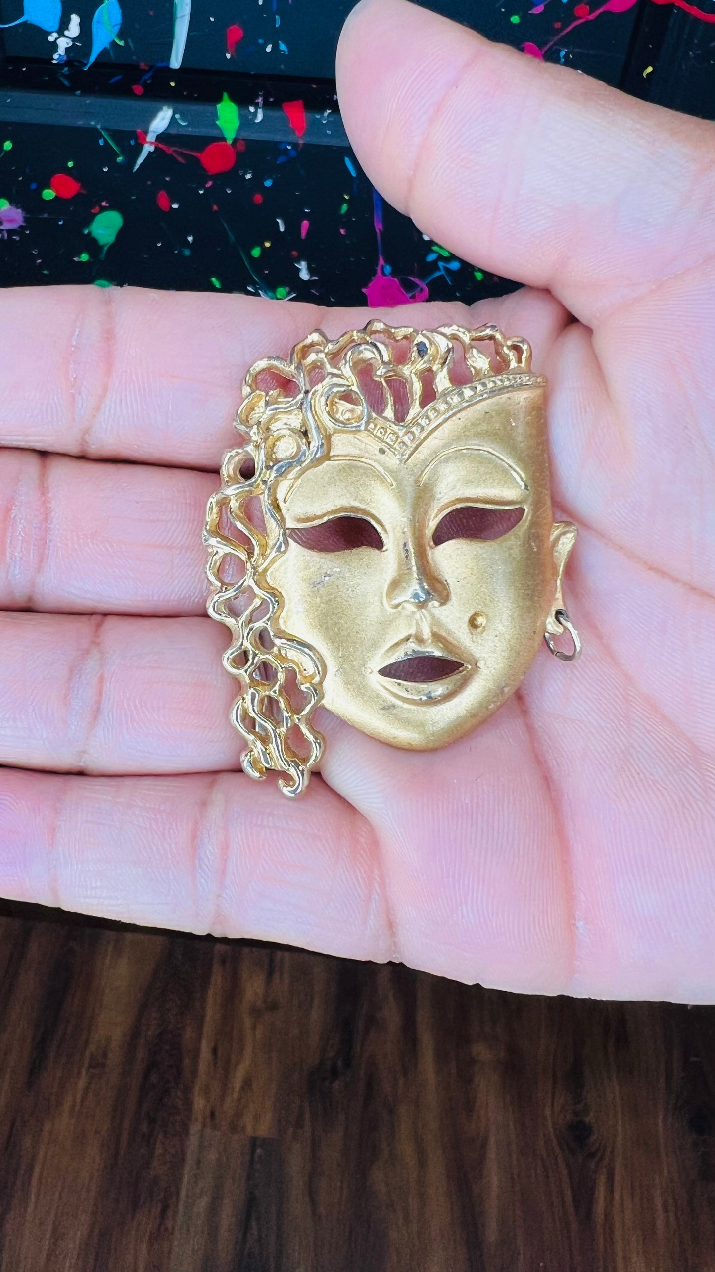 Vintage Gold Plated 90’s Brooch Pin