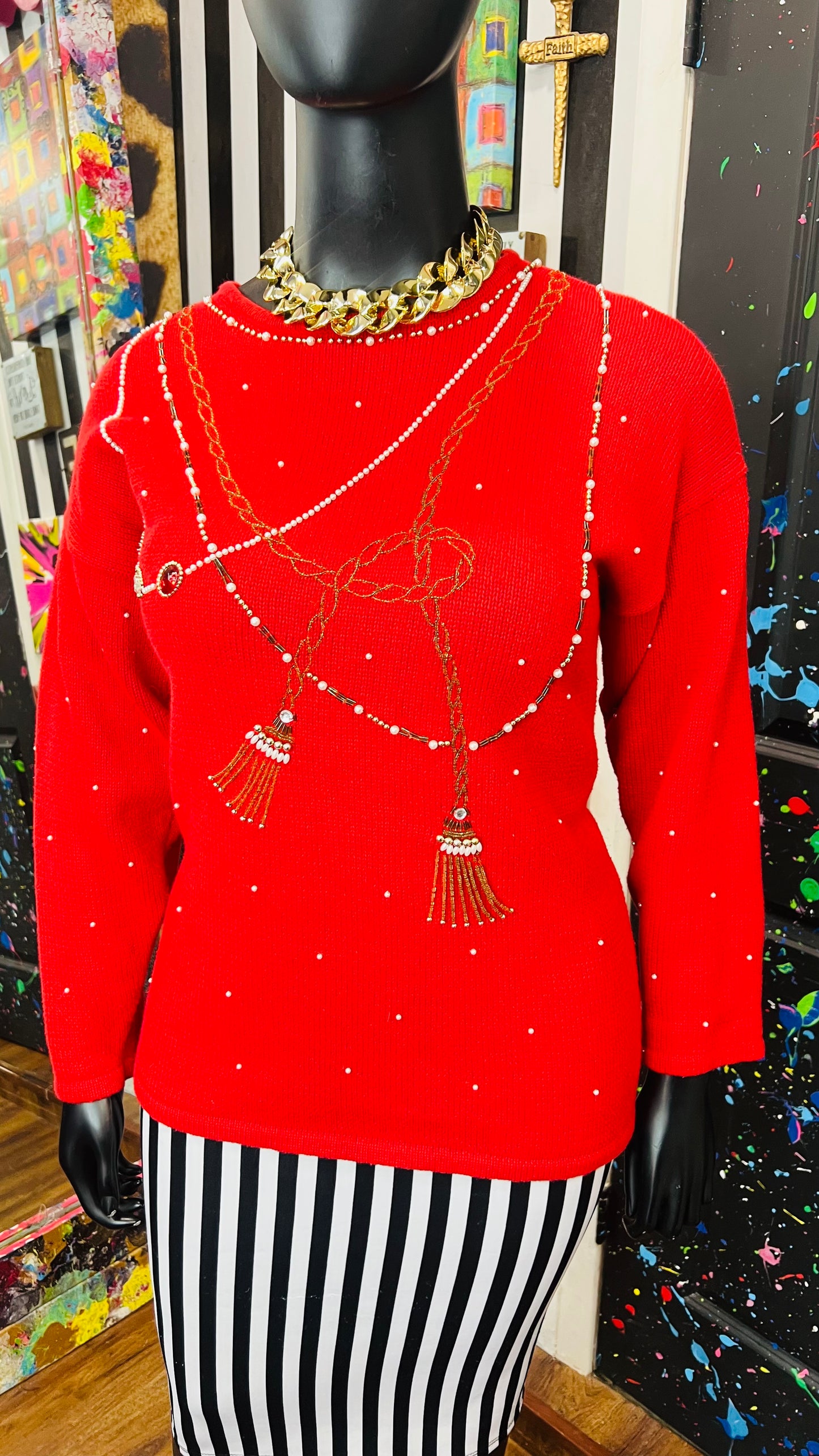Vintage Sequin Sweater (18)