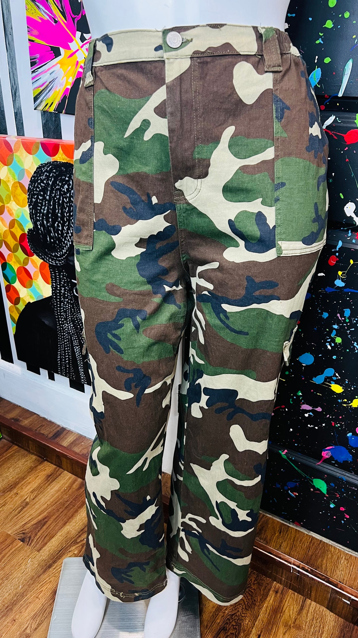 Camo Cargo Pants - Good Stretch (22)