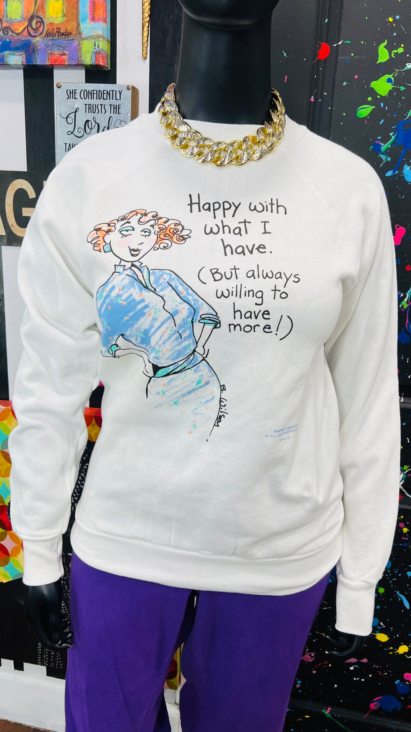 Vintage Graphic Sweatshirt- New w/ Tags Deadstock (16)