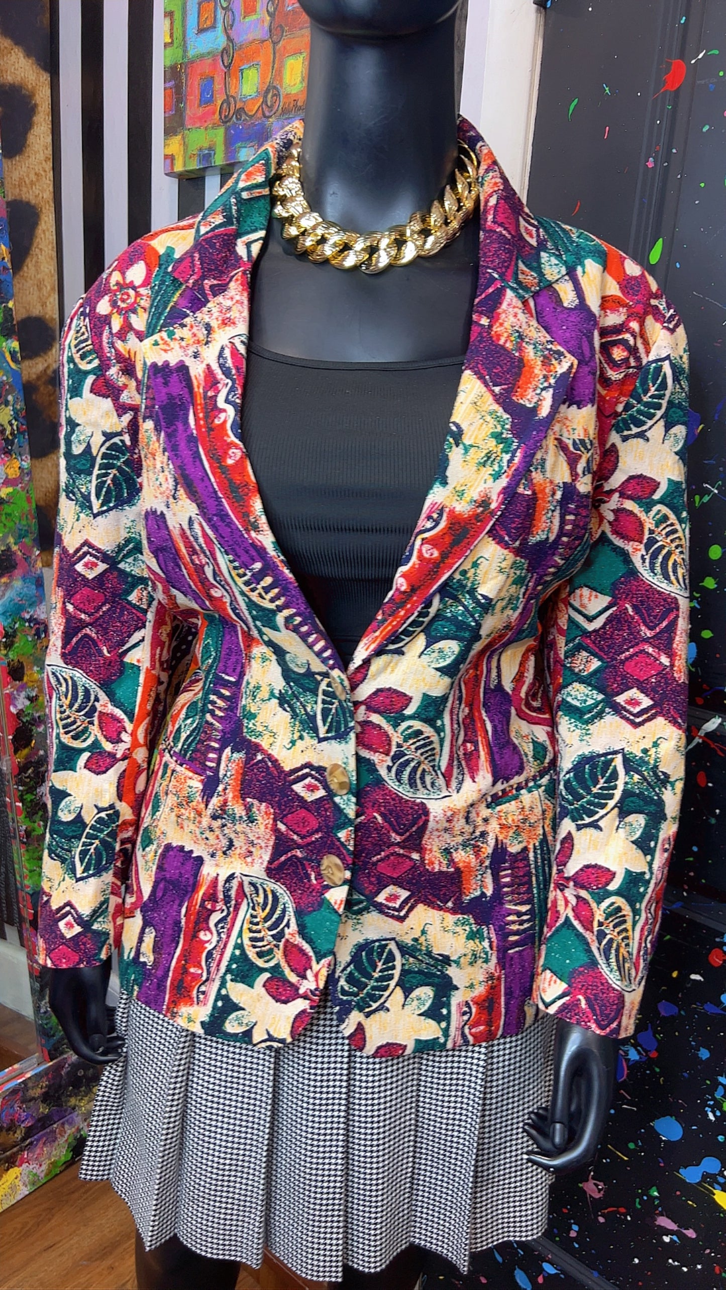 Vintage Abstract Blazer (22)
