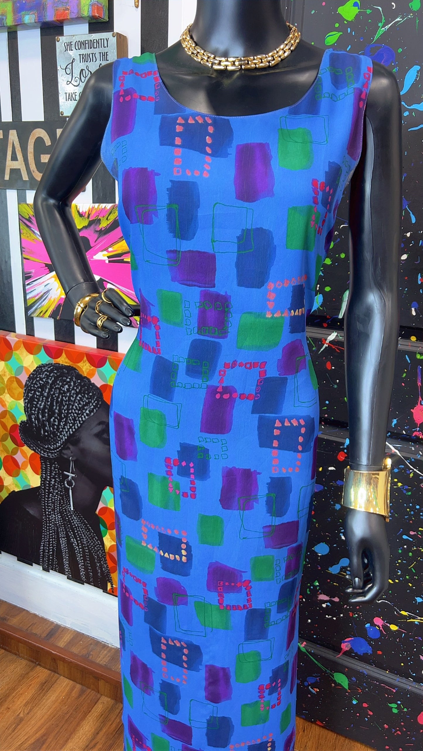 Vintage 90’s Reversible Spring Dress (12)
