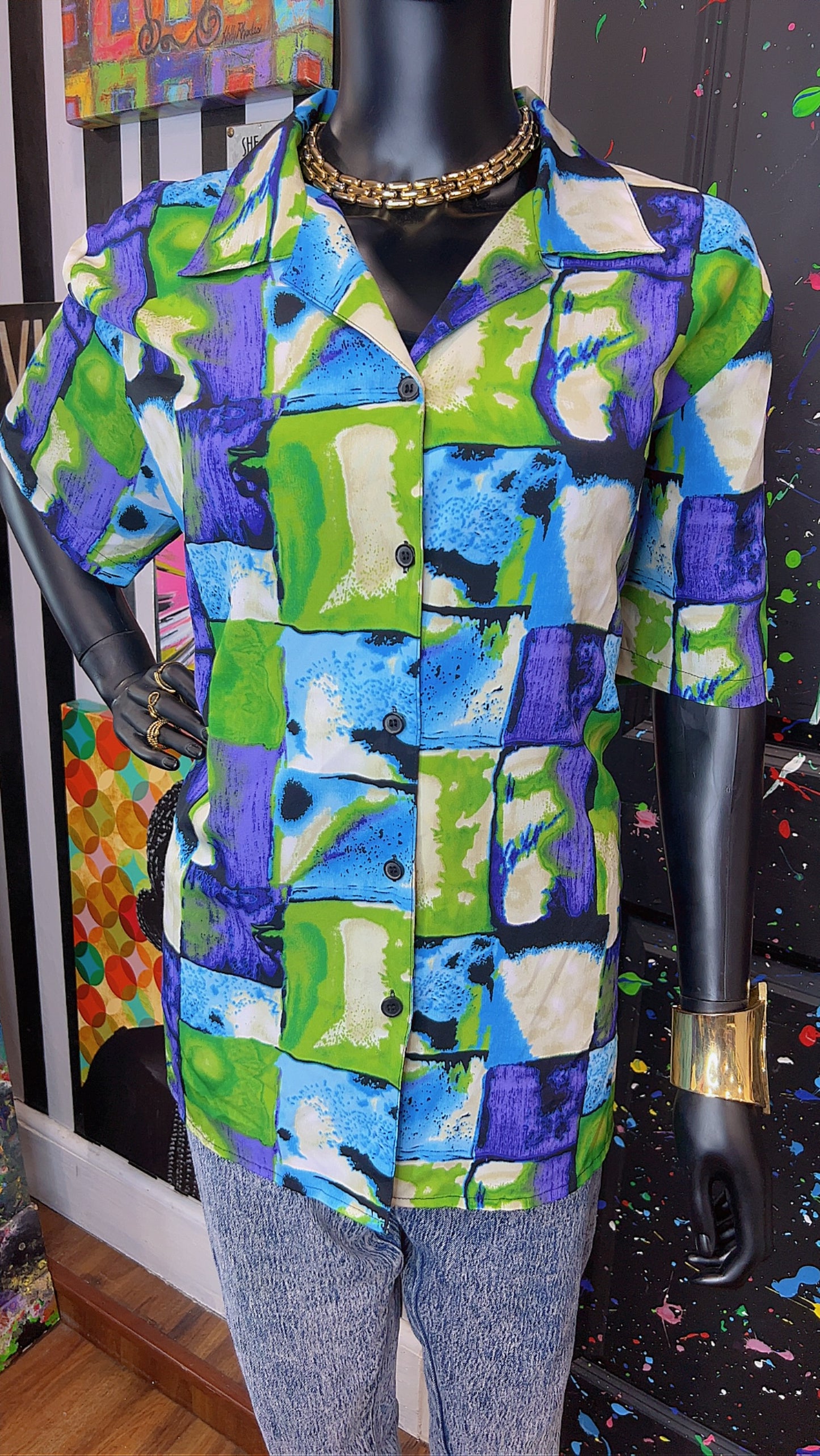 Vintage Block Blouse (18)