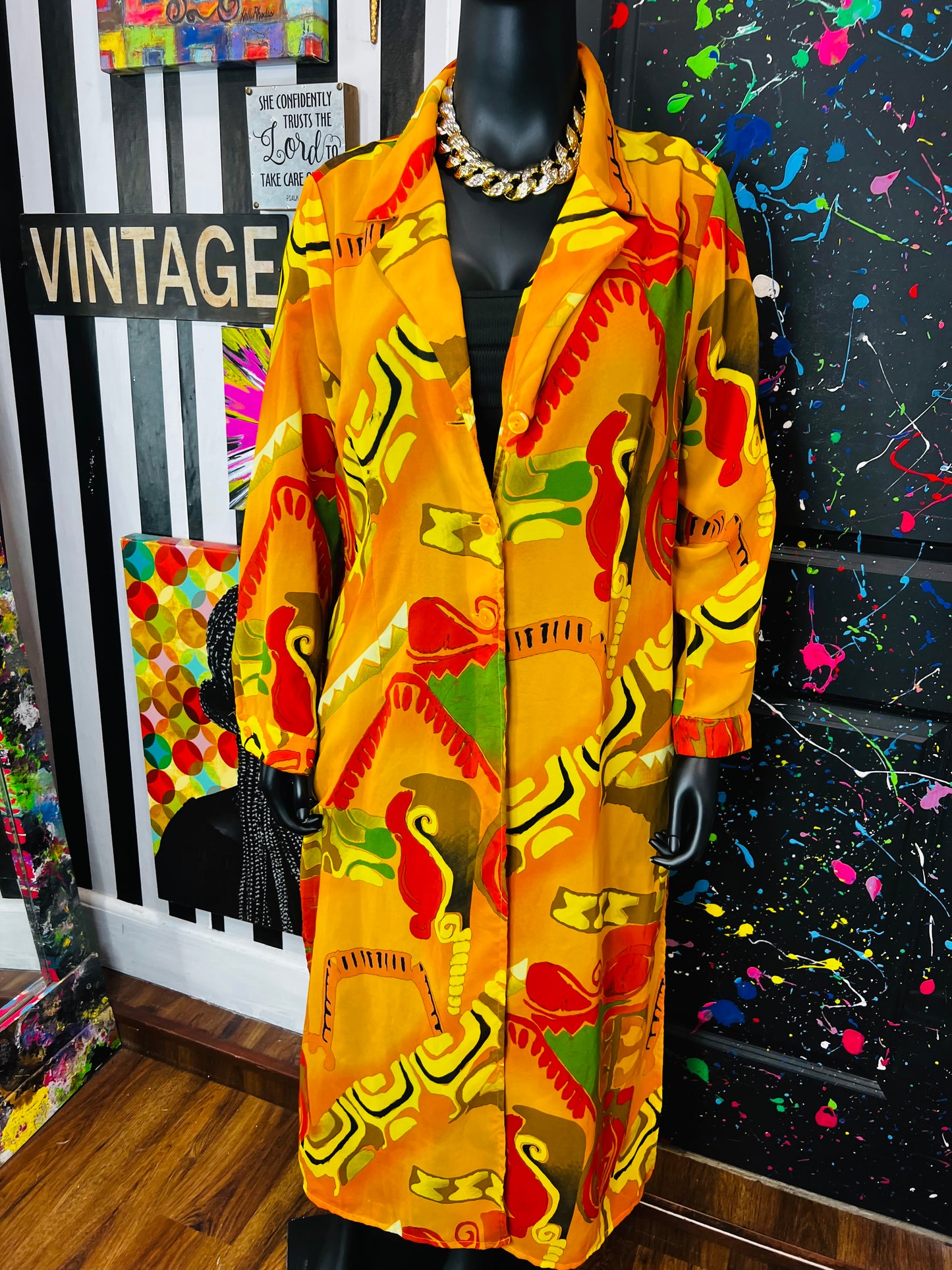 Vintage Sheer Duster/Swim Suit Cover (18)