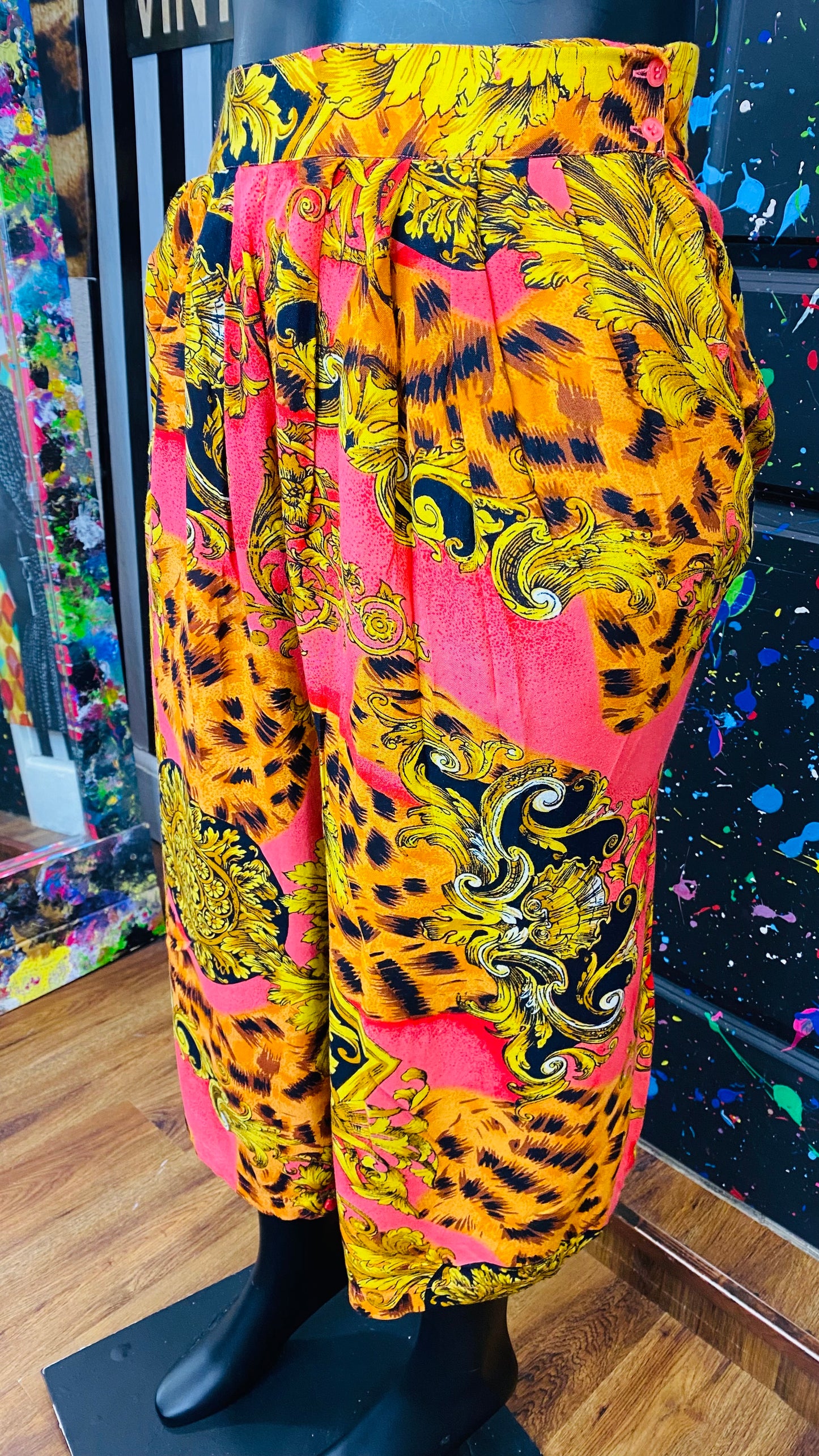 Vintage 100% Rayon Gauchos (14/16)