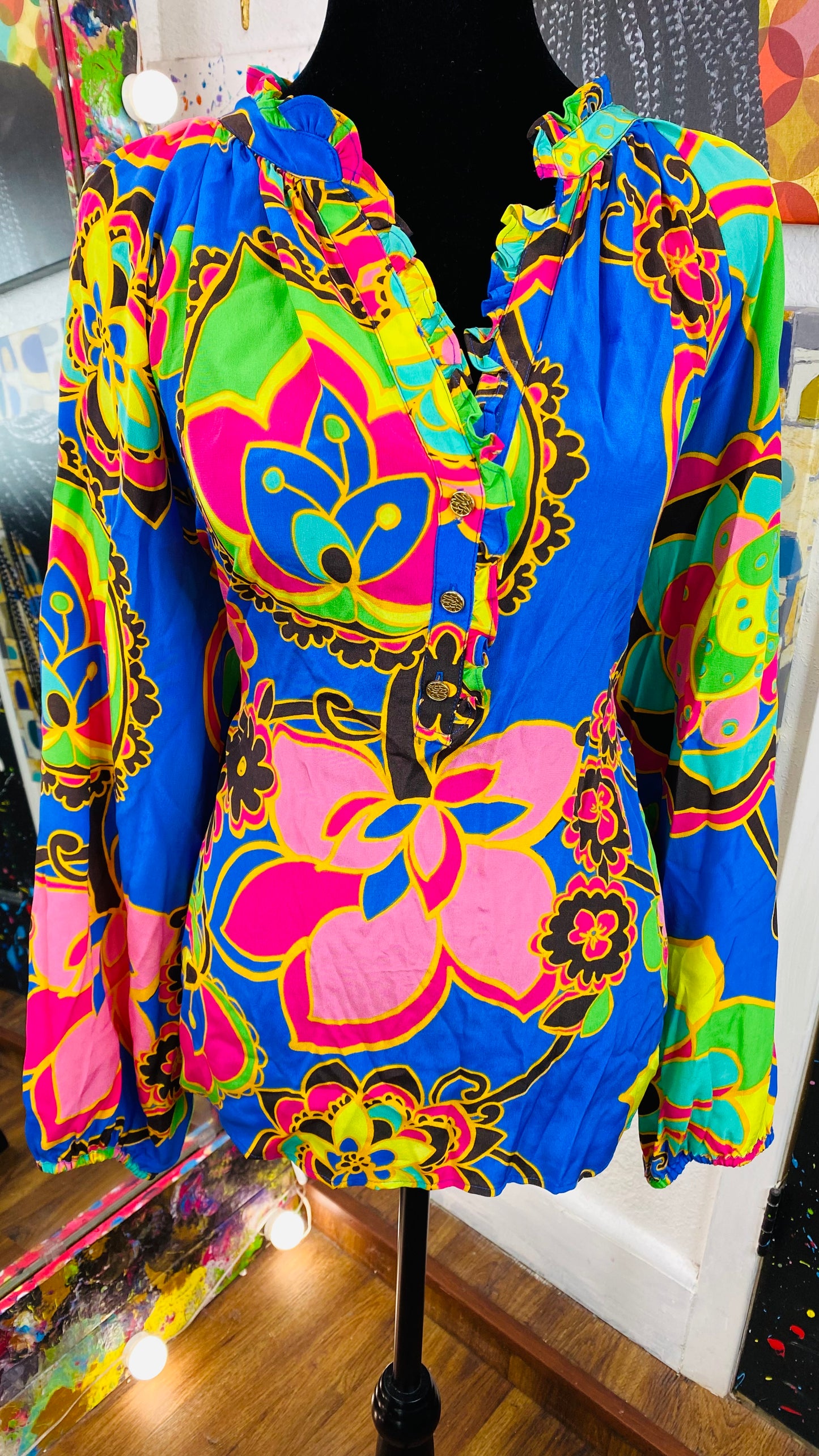 Vintage Long Sleeve Blouse