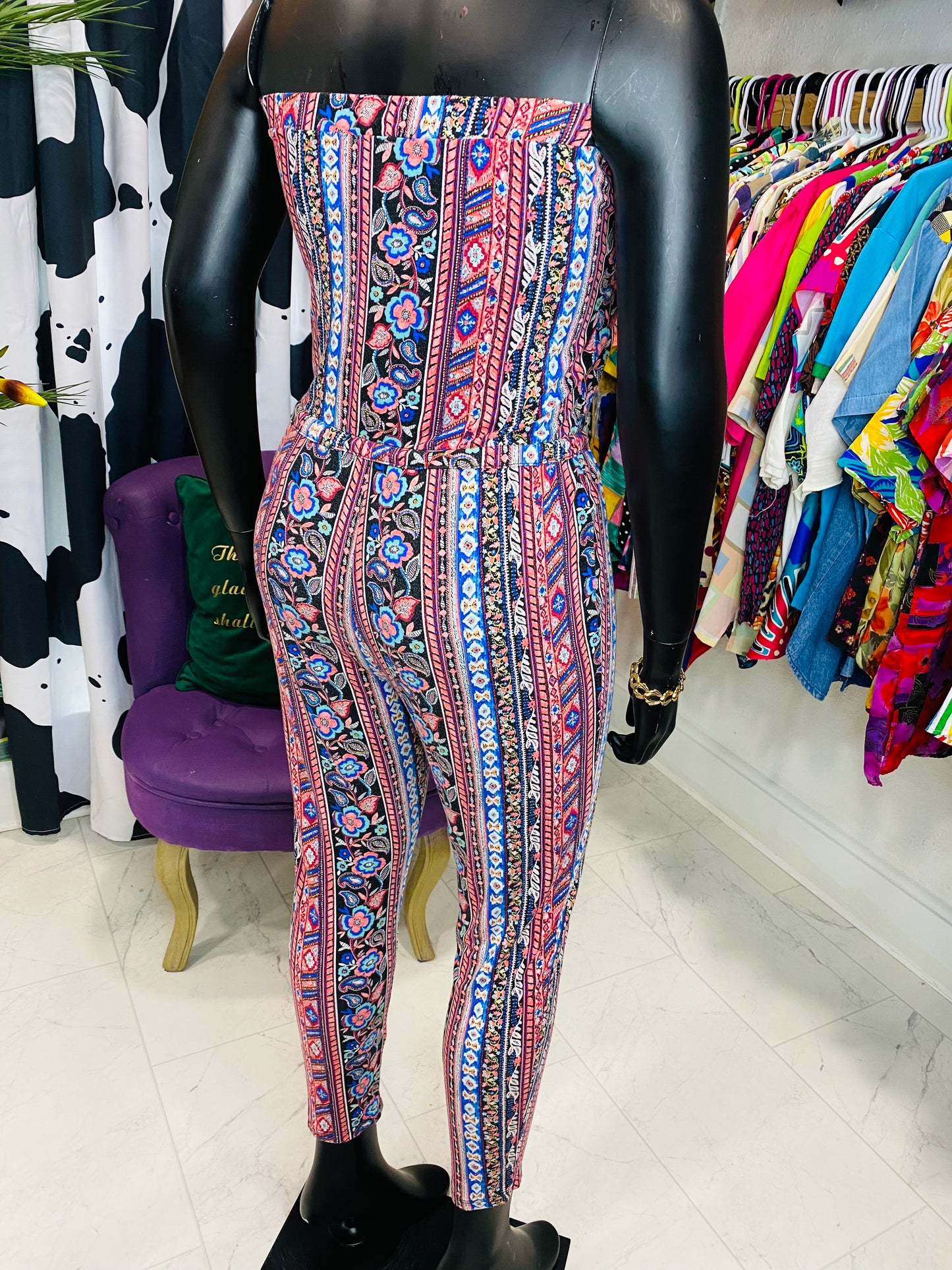 Vintage Sleeveless Jumpsuit