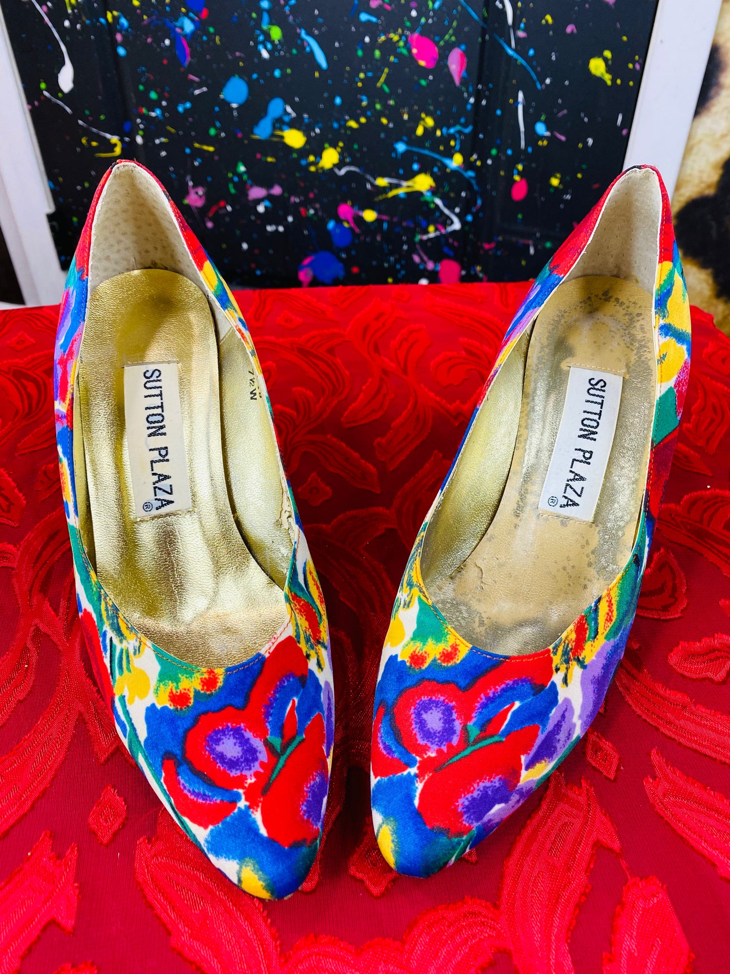 Sutton Plaza Floral Heels