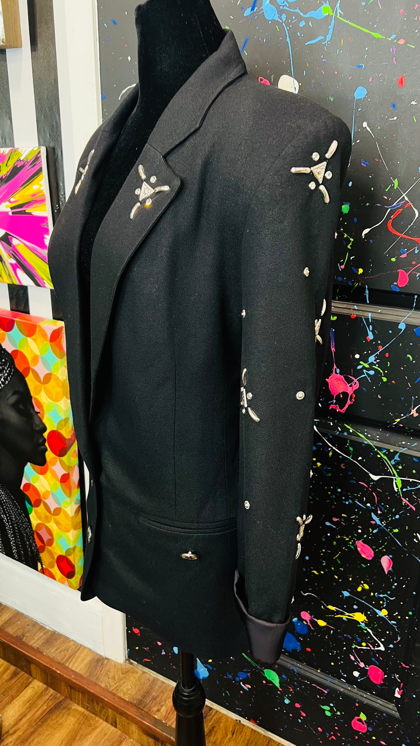 Vintage Criscione Studded Blazer (12)