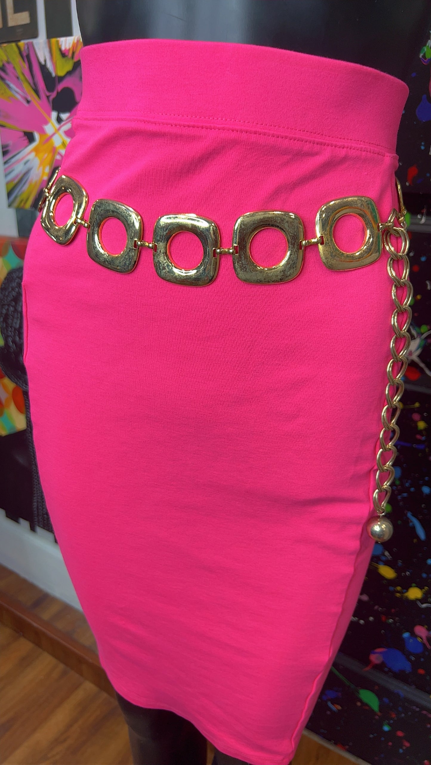Vintage Gold Chain Belt