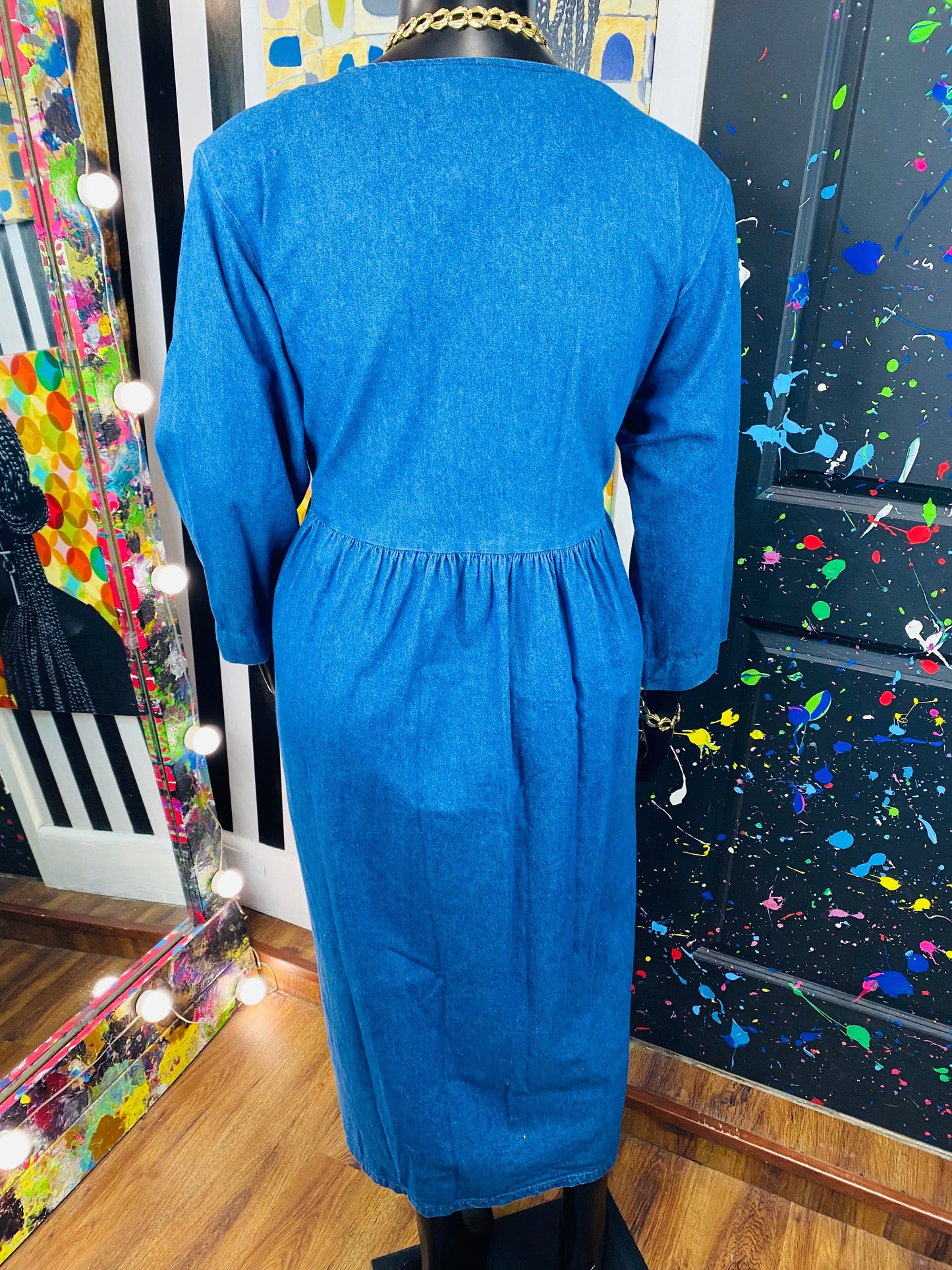 Vintage Miss & Mrs Denim Dress