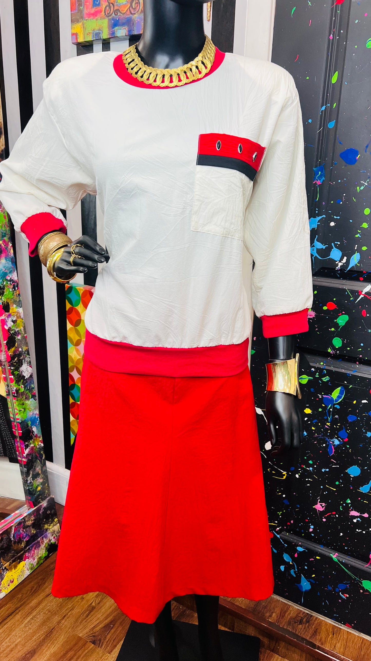 Vintage Teddi Skirt Set (12)