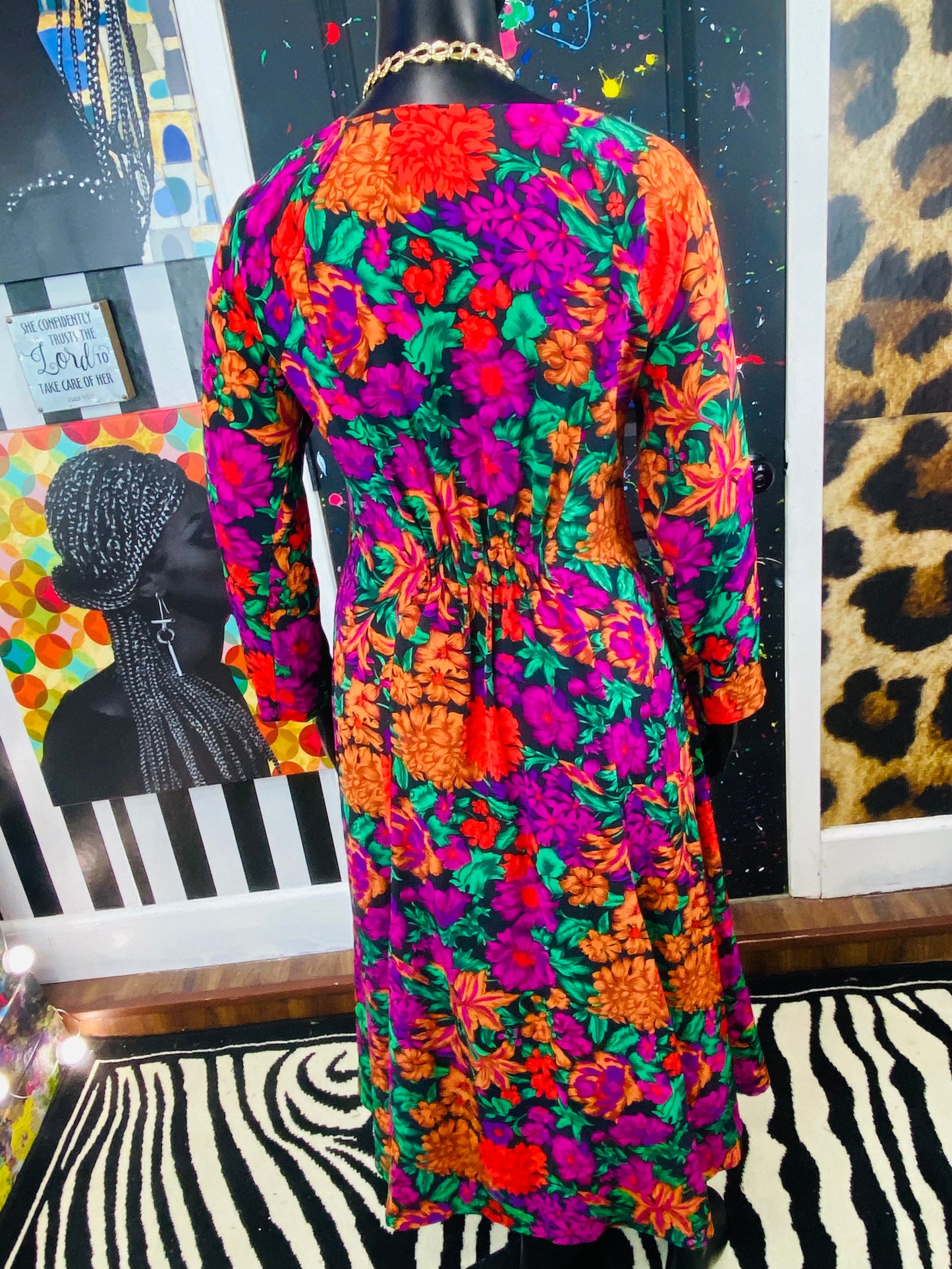 Vintage Tess Floral Dress