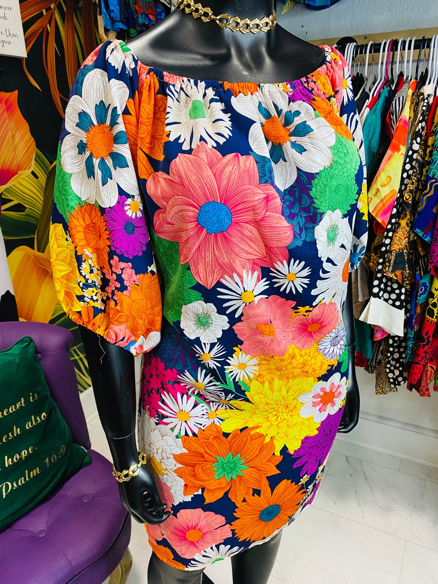 Modern Floral Dress