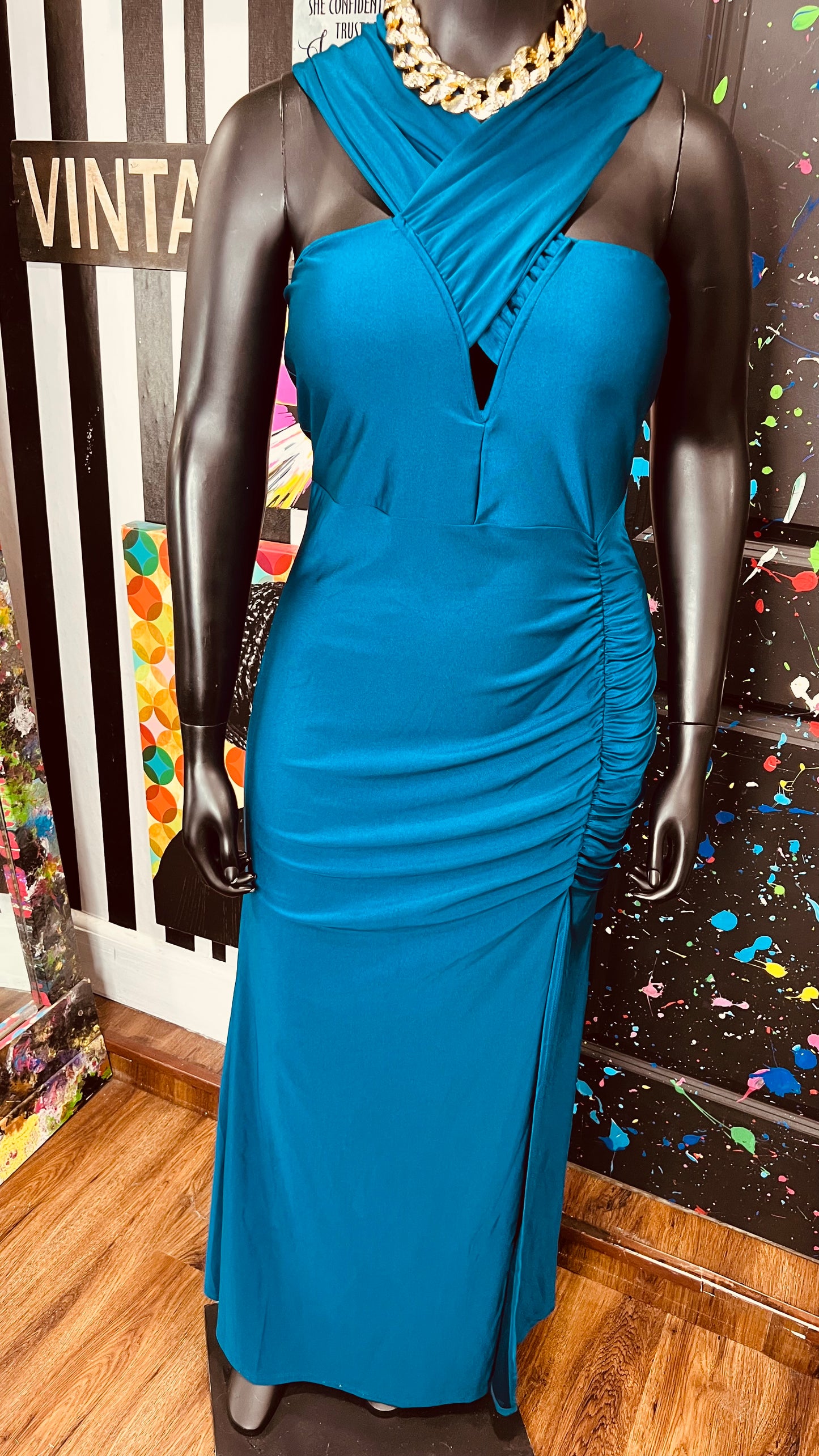 New w/ Tags Formal Dress- Lots of Stretch (20)