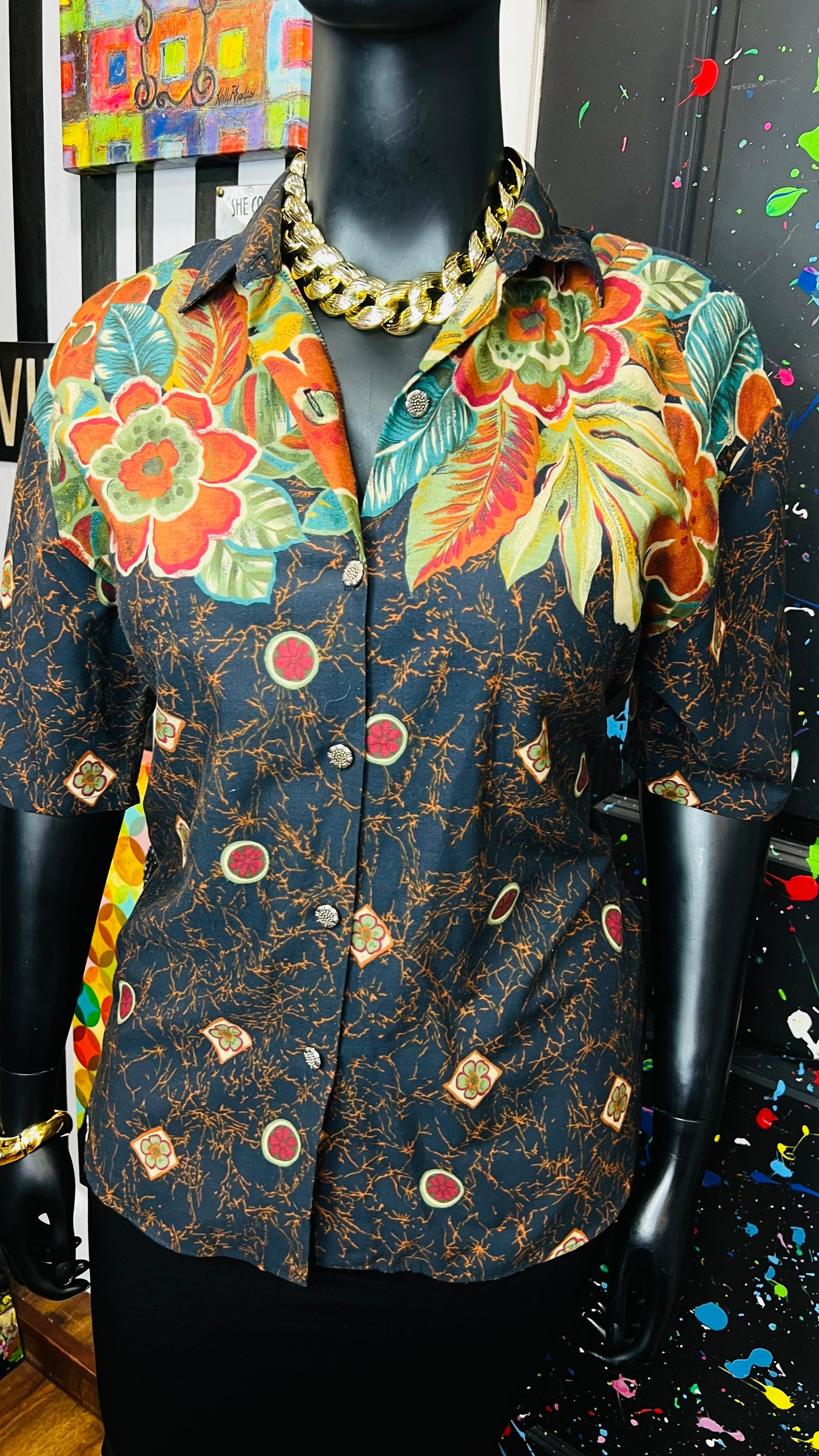 Vintage Abstract Blouse (16)