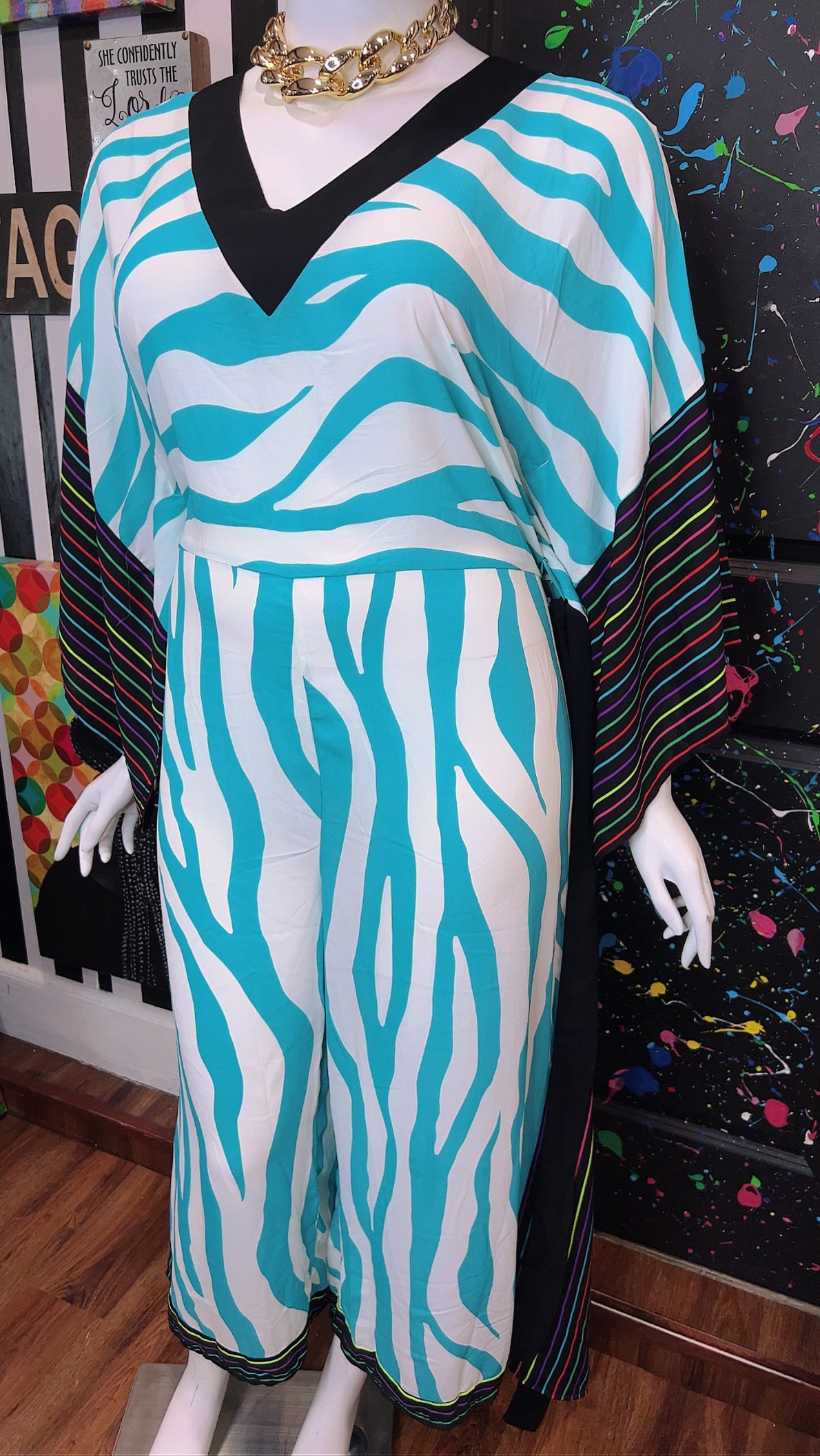 Ashley Stewart Striped Jumpsuit (18/20)