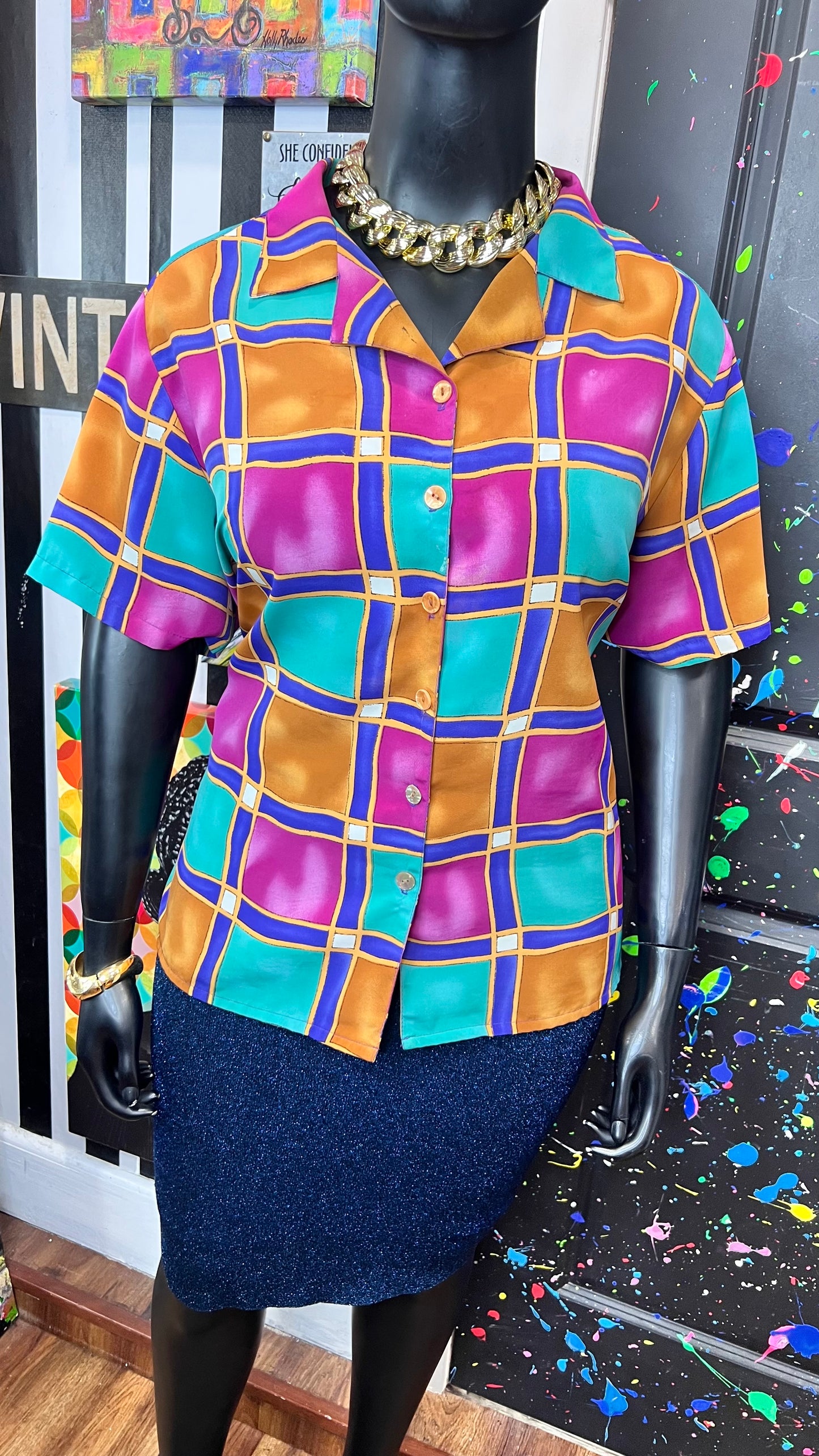 Vintage Block Blouse (20)