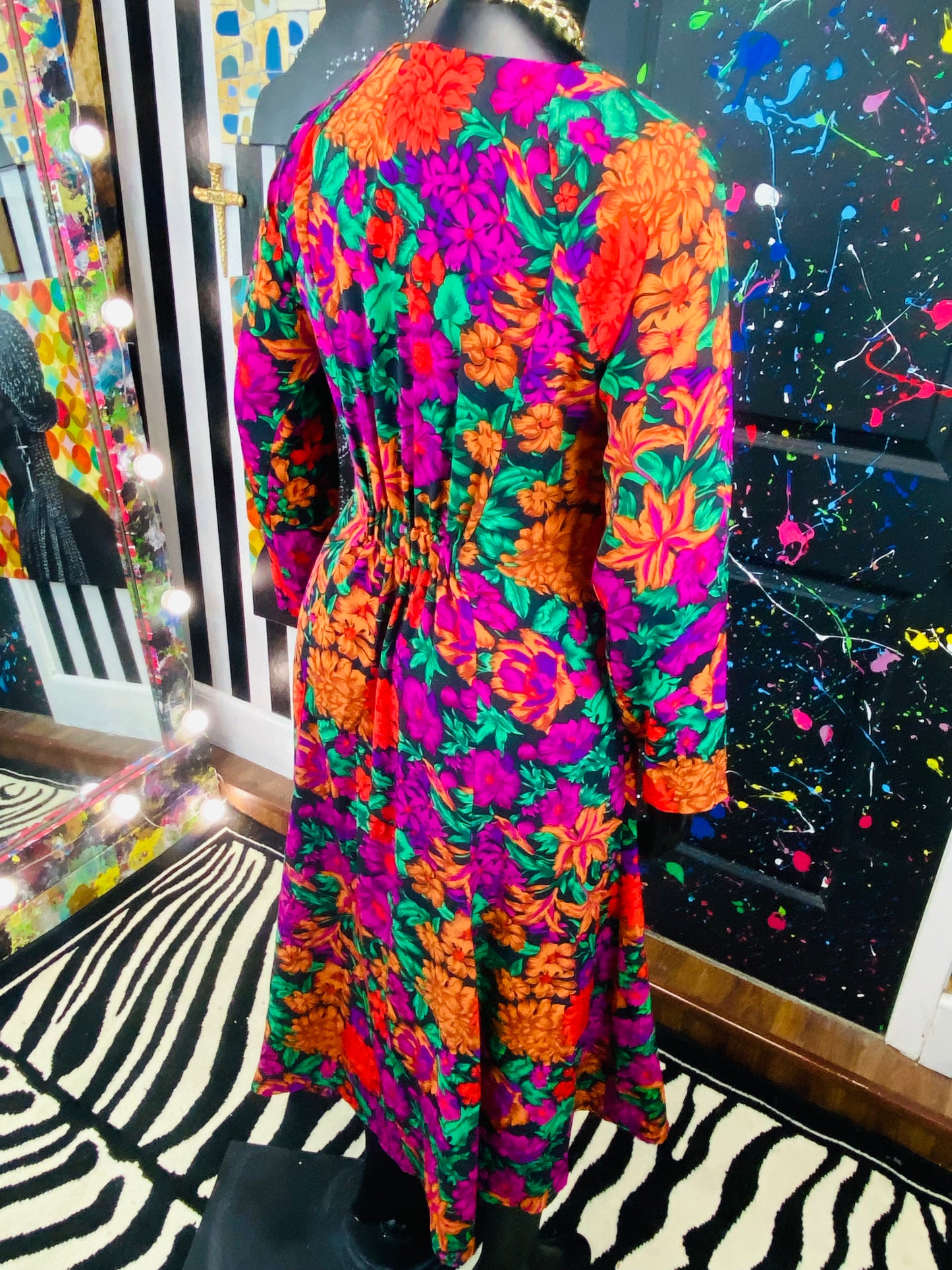 Vintage Tess Floral Dress