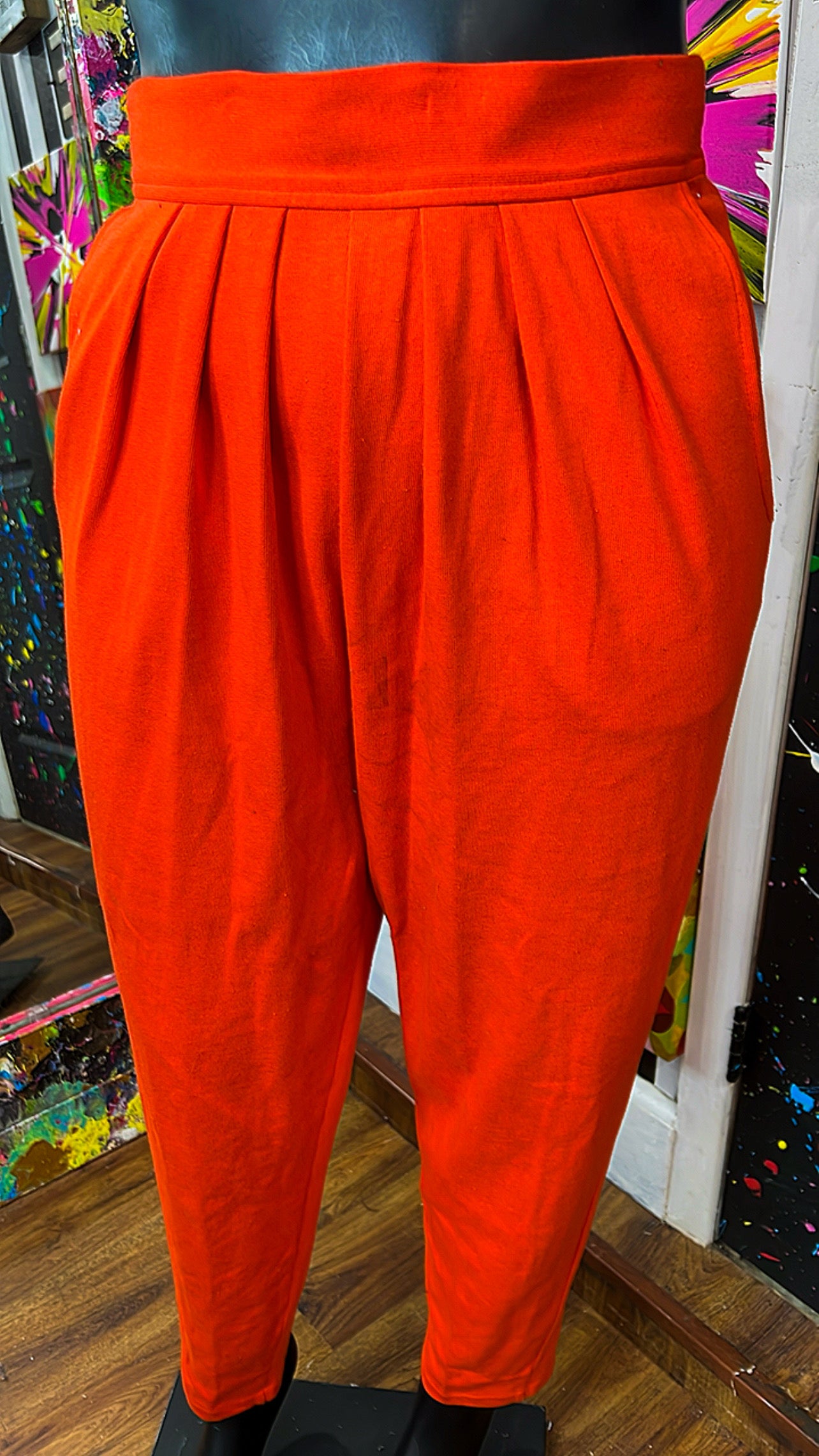 Vintage IB Diffusion Stretch Pleated Pants (16)