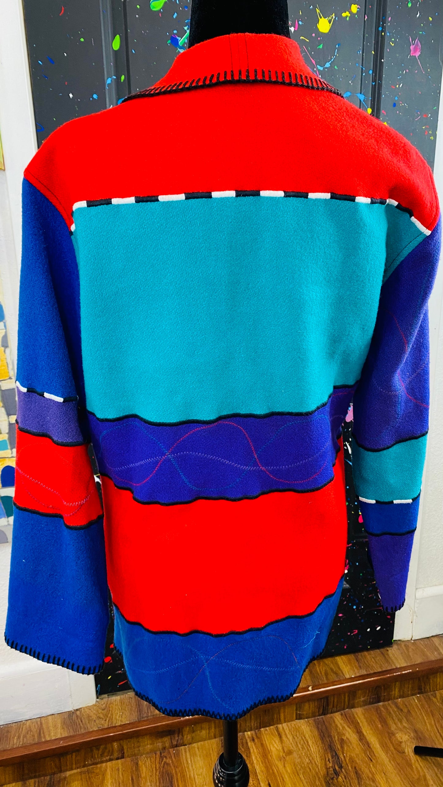 Vintage Striped Colored Jacket