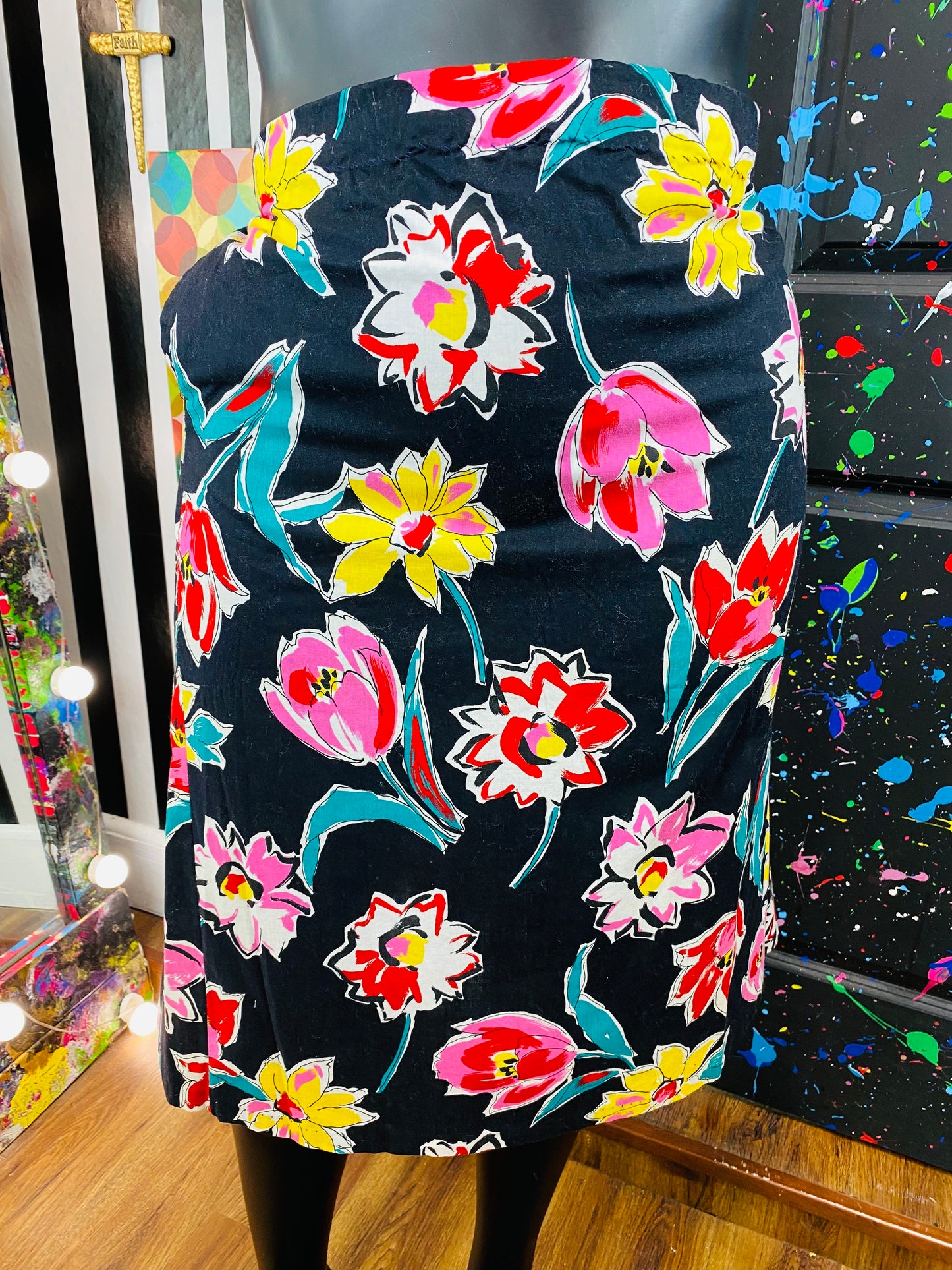 Vintage Floral Skirt