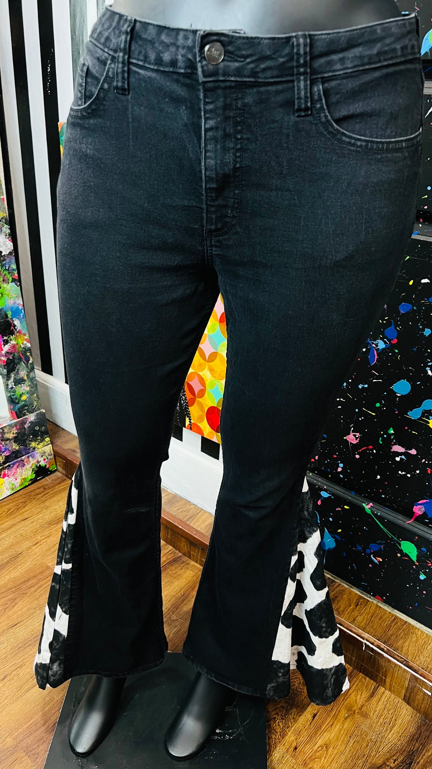 Vintage Inspired Flare Legged Pants (16)