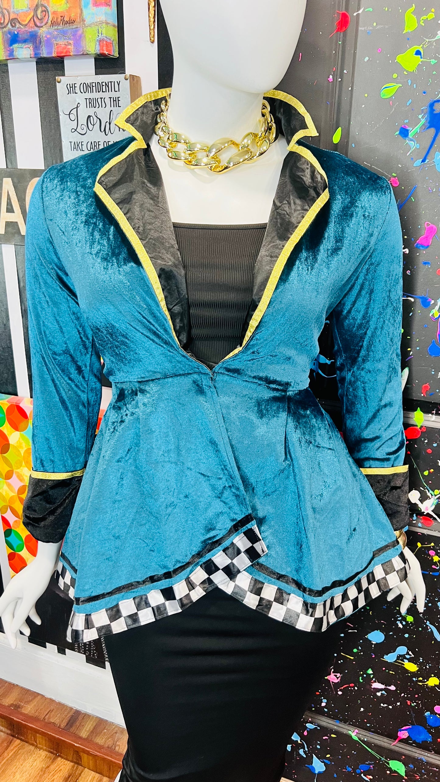 Teal & Gold Blazer (16)