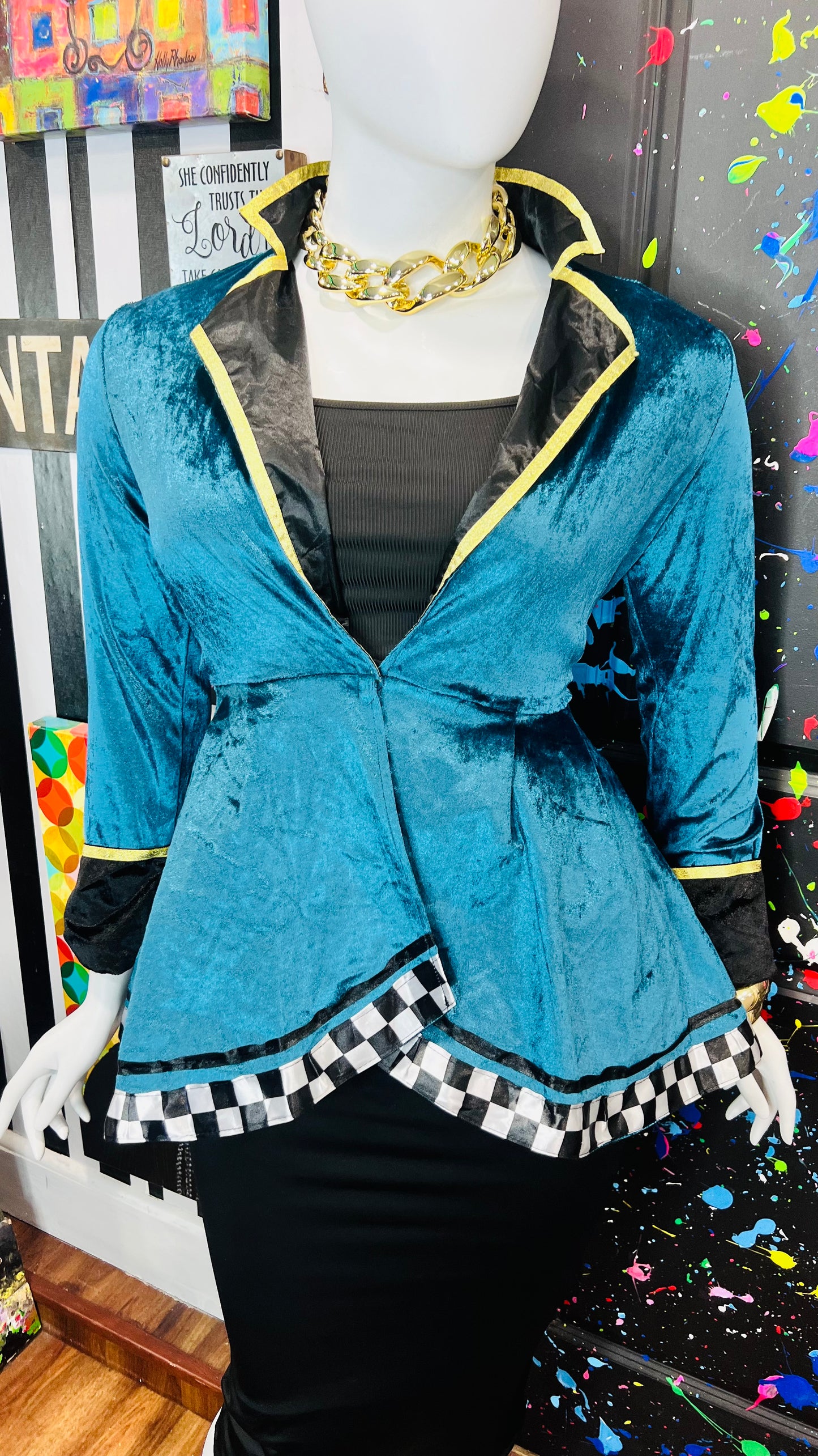 Teal & Gold Blazer (16)