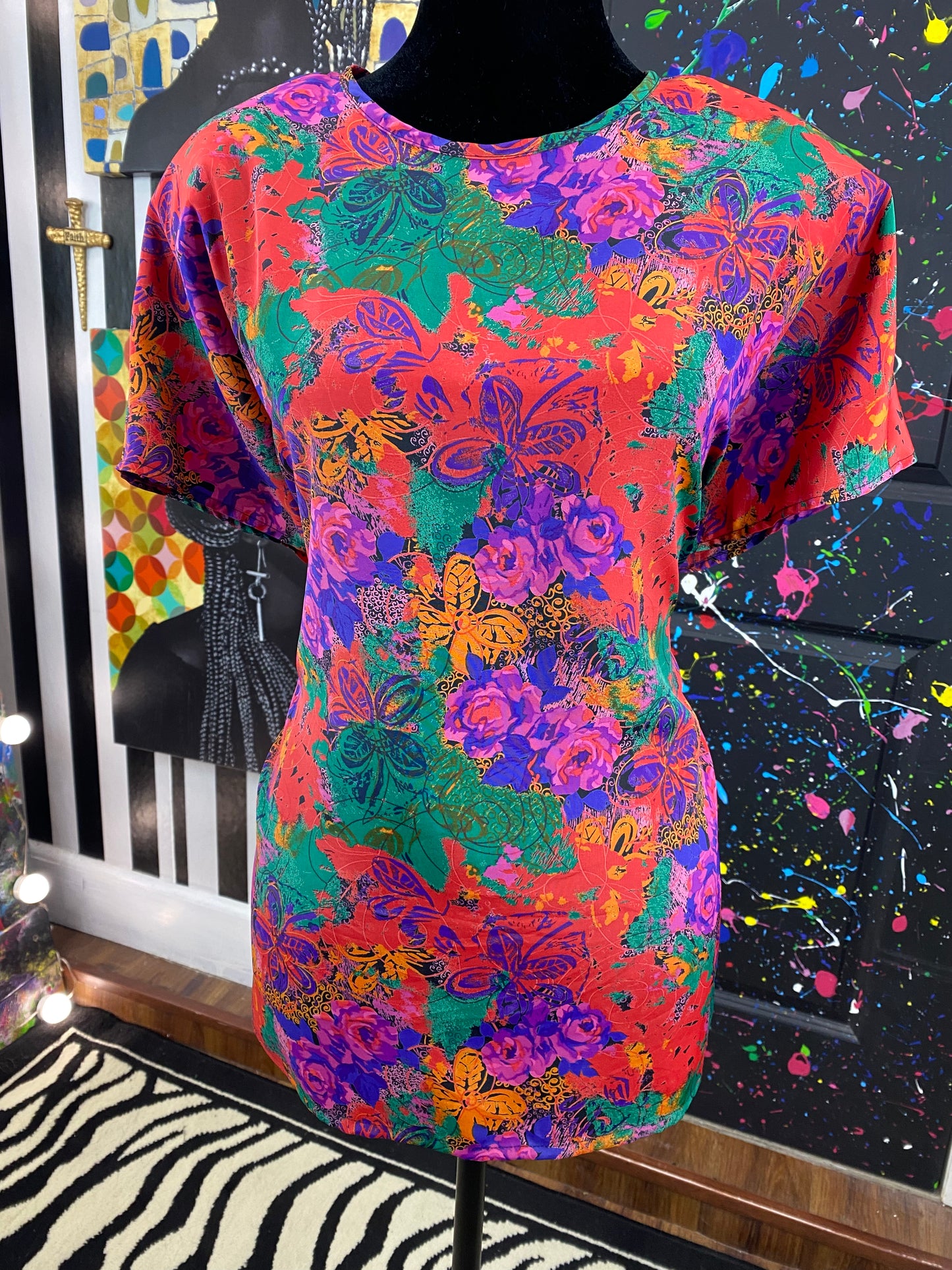 Vintage Liz Baker Short Sleeve Blouse