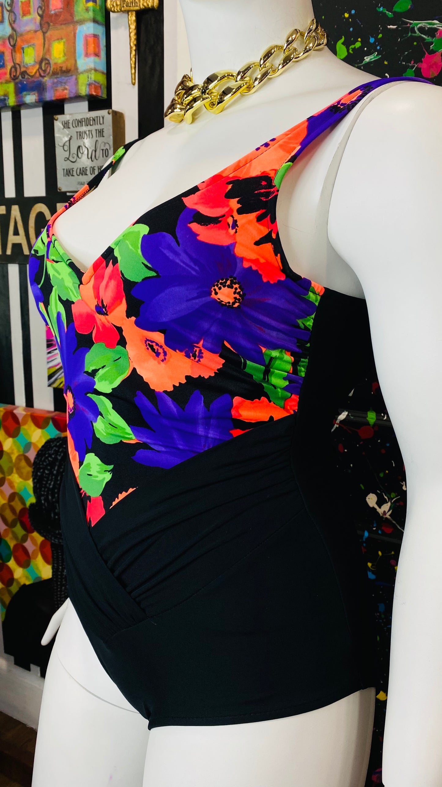 Vintage Floral Vibrant Swimsuit (16)