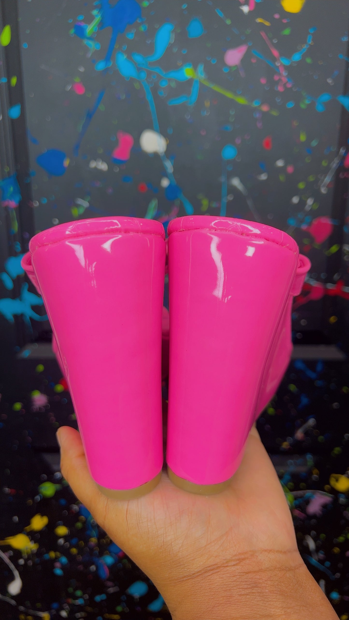 Pink Never Worn Thong Platforms (11)