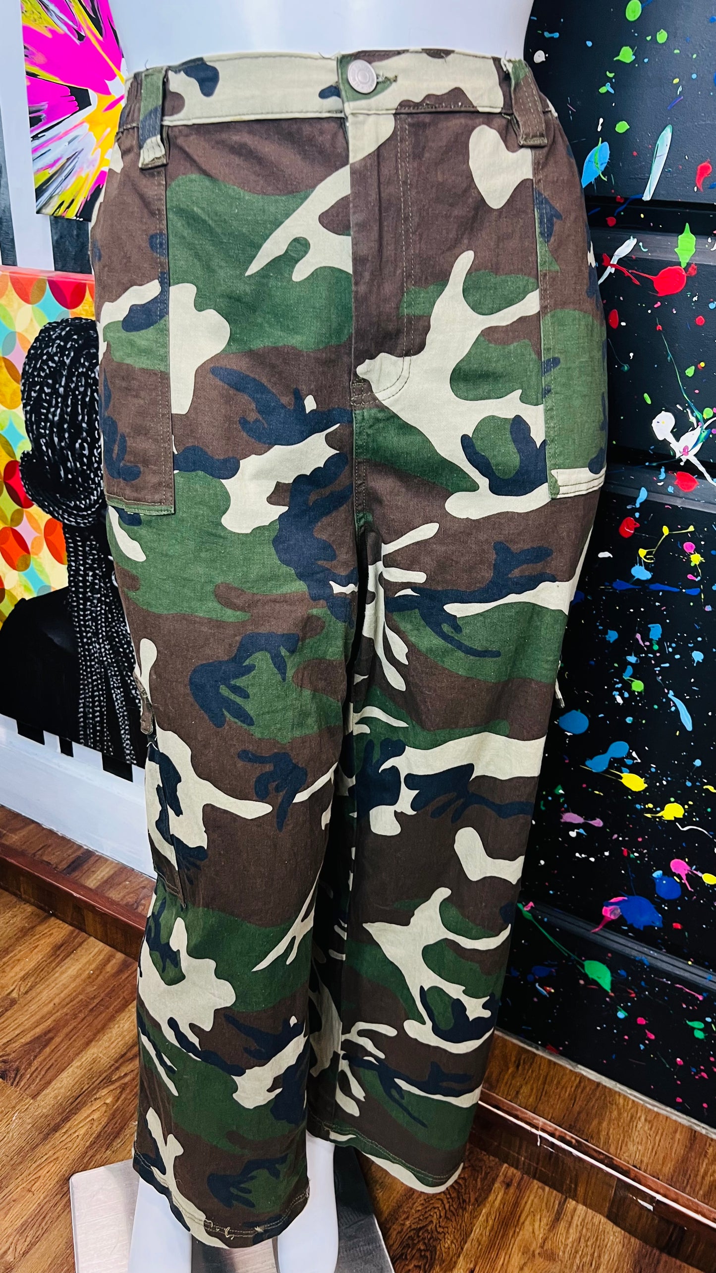Camo Cargo Pants - Good Stretch (22)