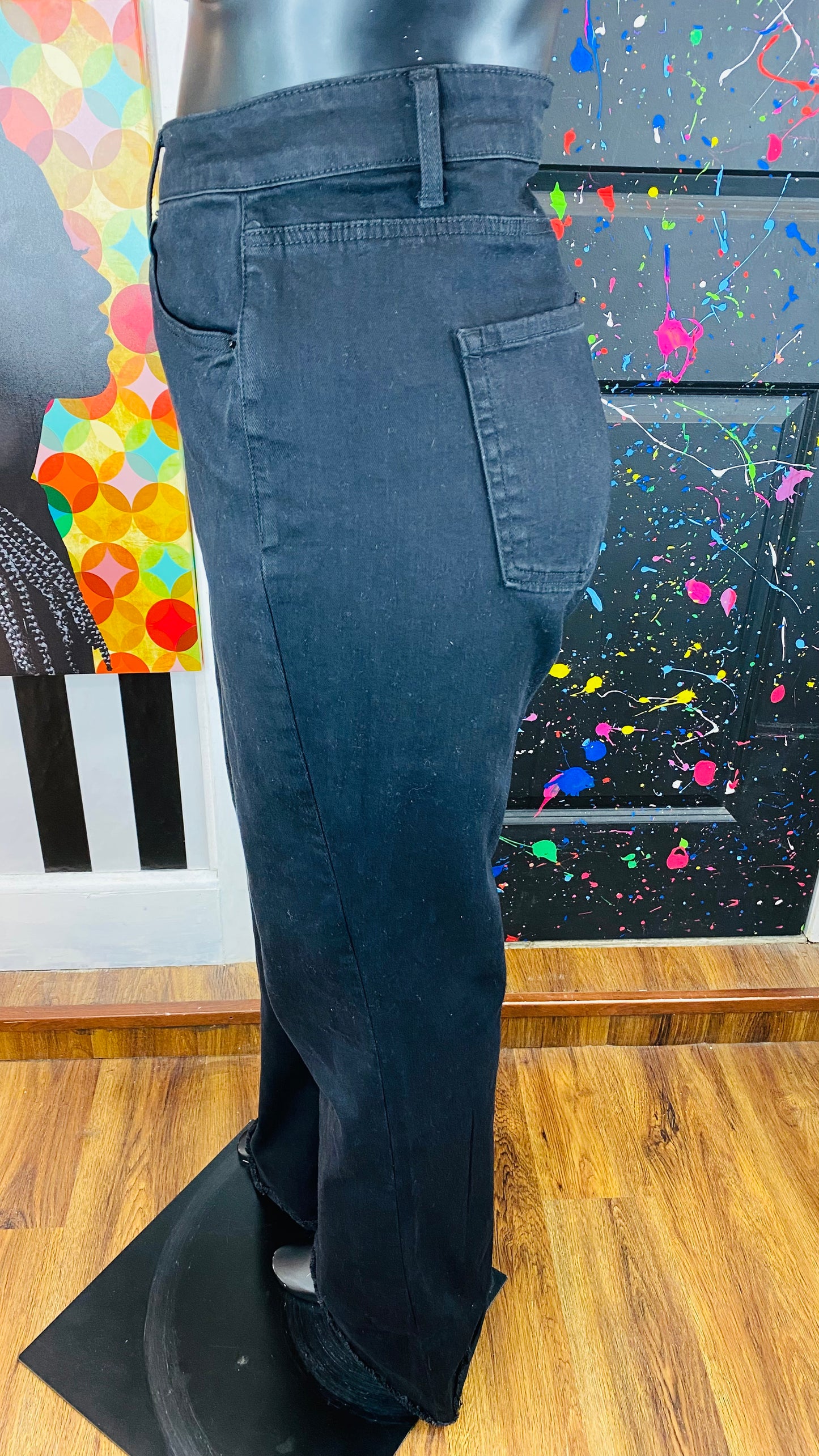 Wax Jean Black Jeans