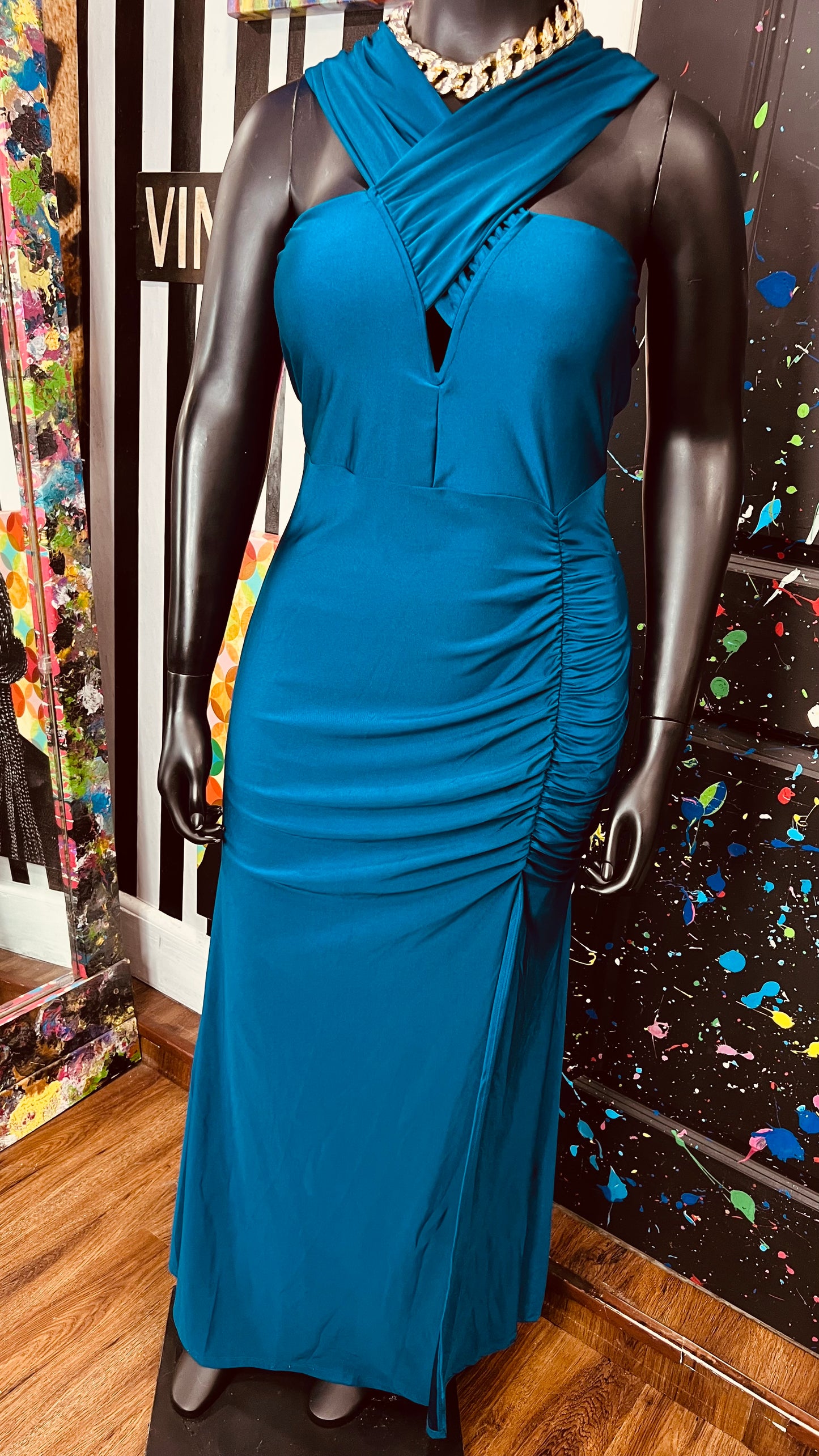 New w/ Tags Formal Dress- Lots of Stretch (20)