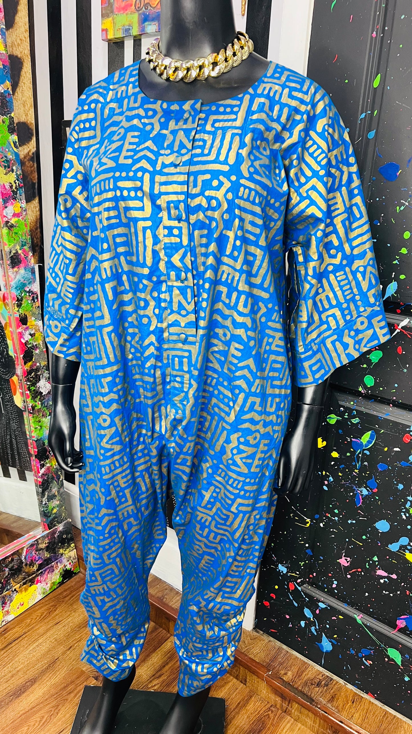 Vintage Traditional African Jumpsuit (16)