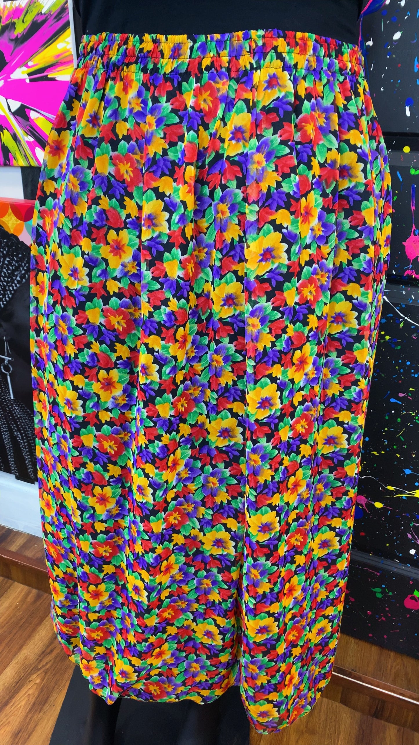 Vintage Floral Skirt (20/22)