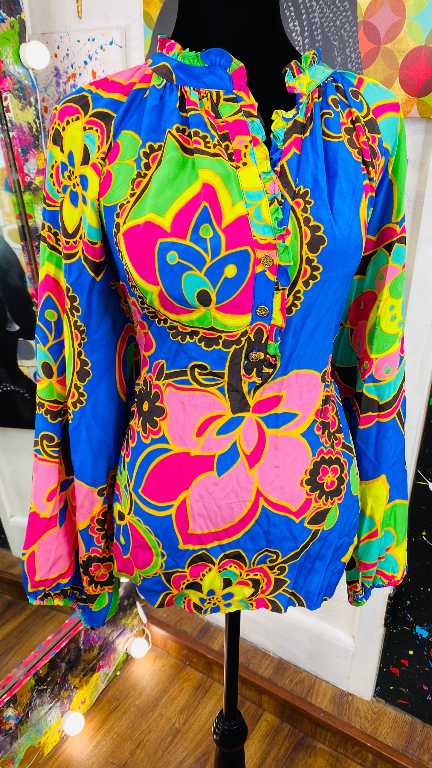 Vintage Long Sleeve Blouse