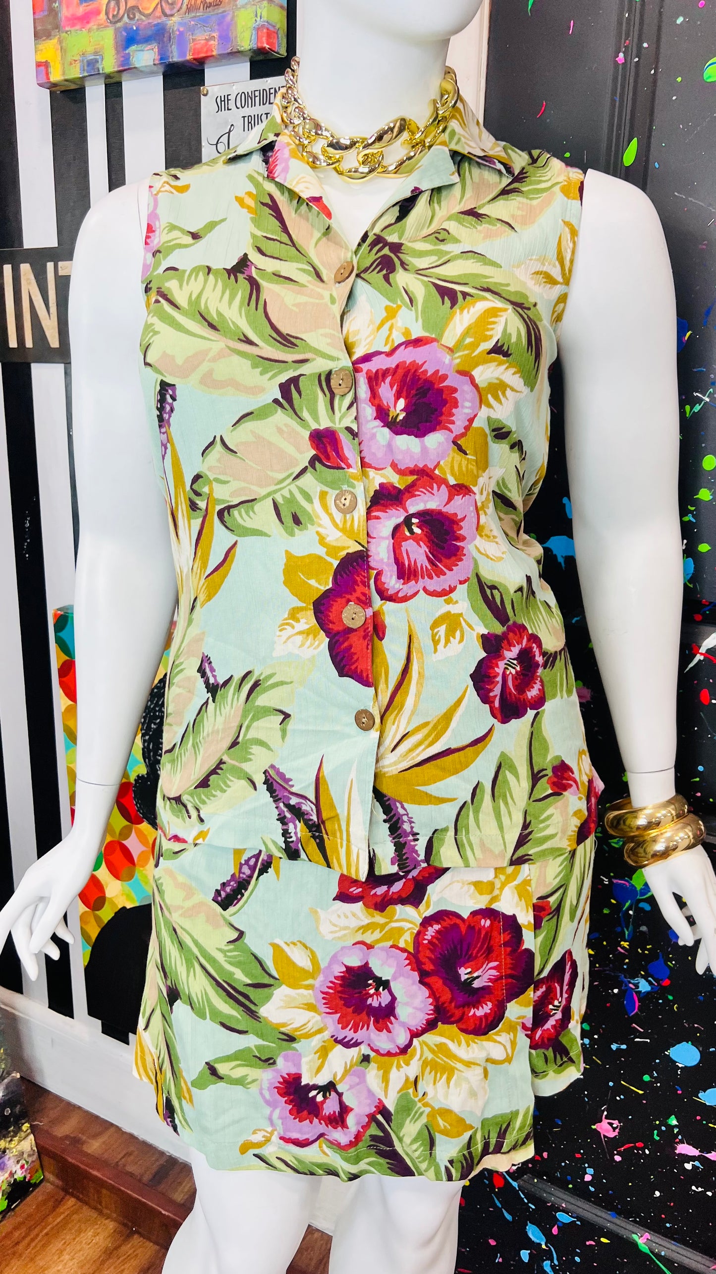 Vintage Vacation - Deadstock New w/ Tags Skort Set (12)