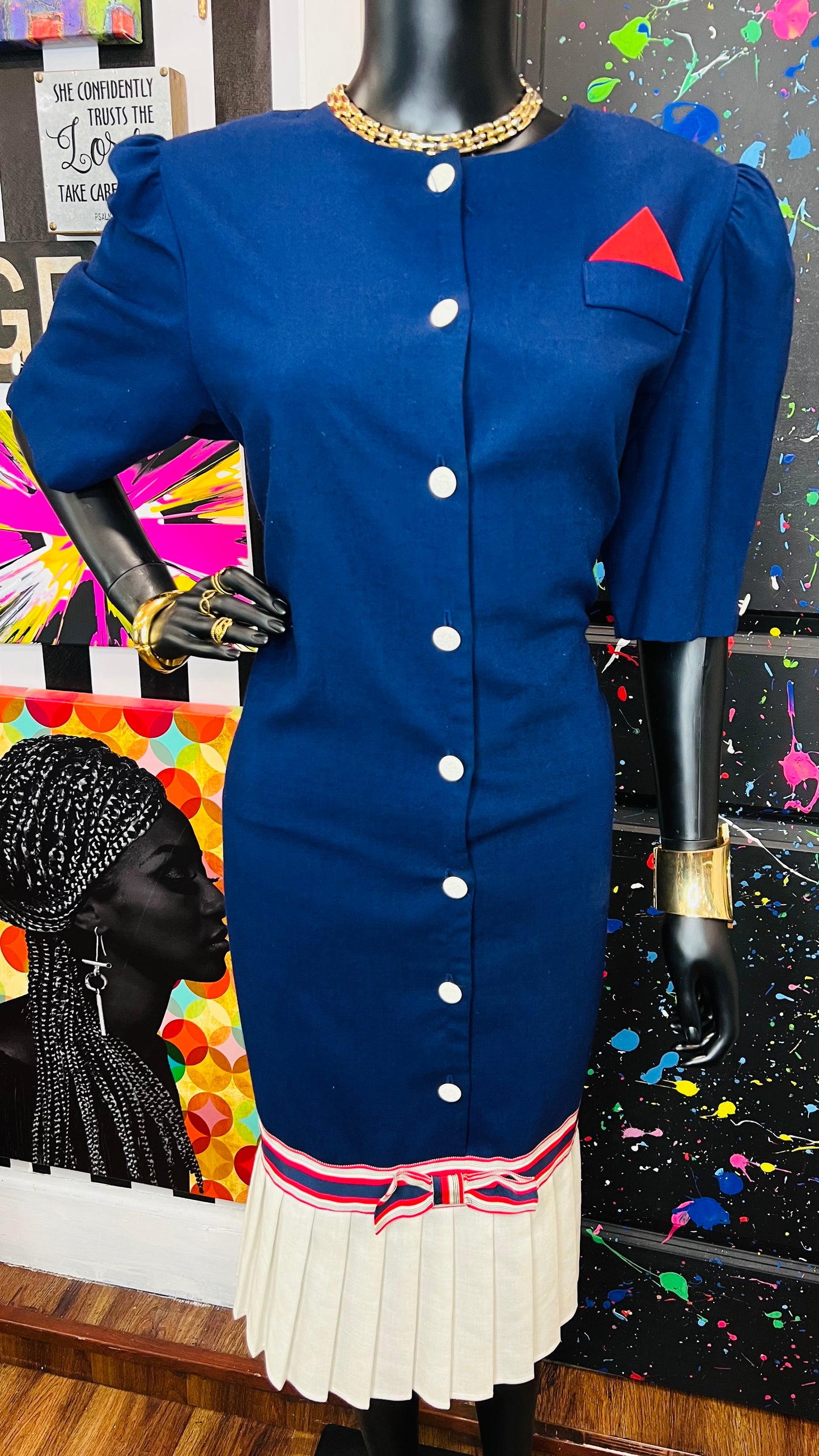 Vintage Sailors Dress (14)