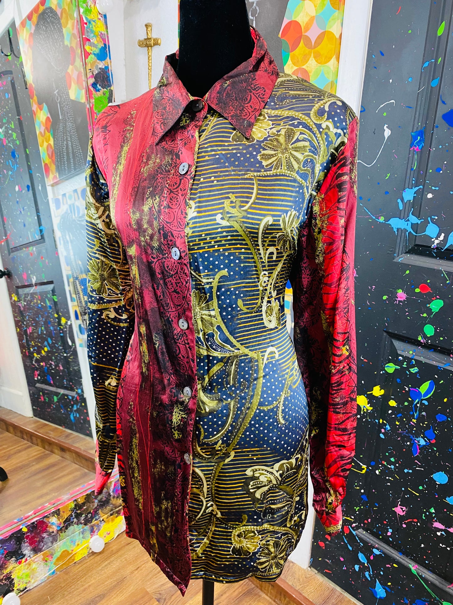 Vintage Long Sleeve Blouse