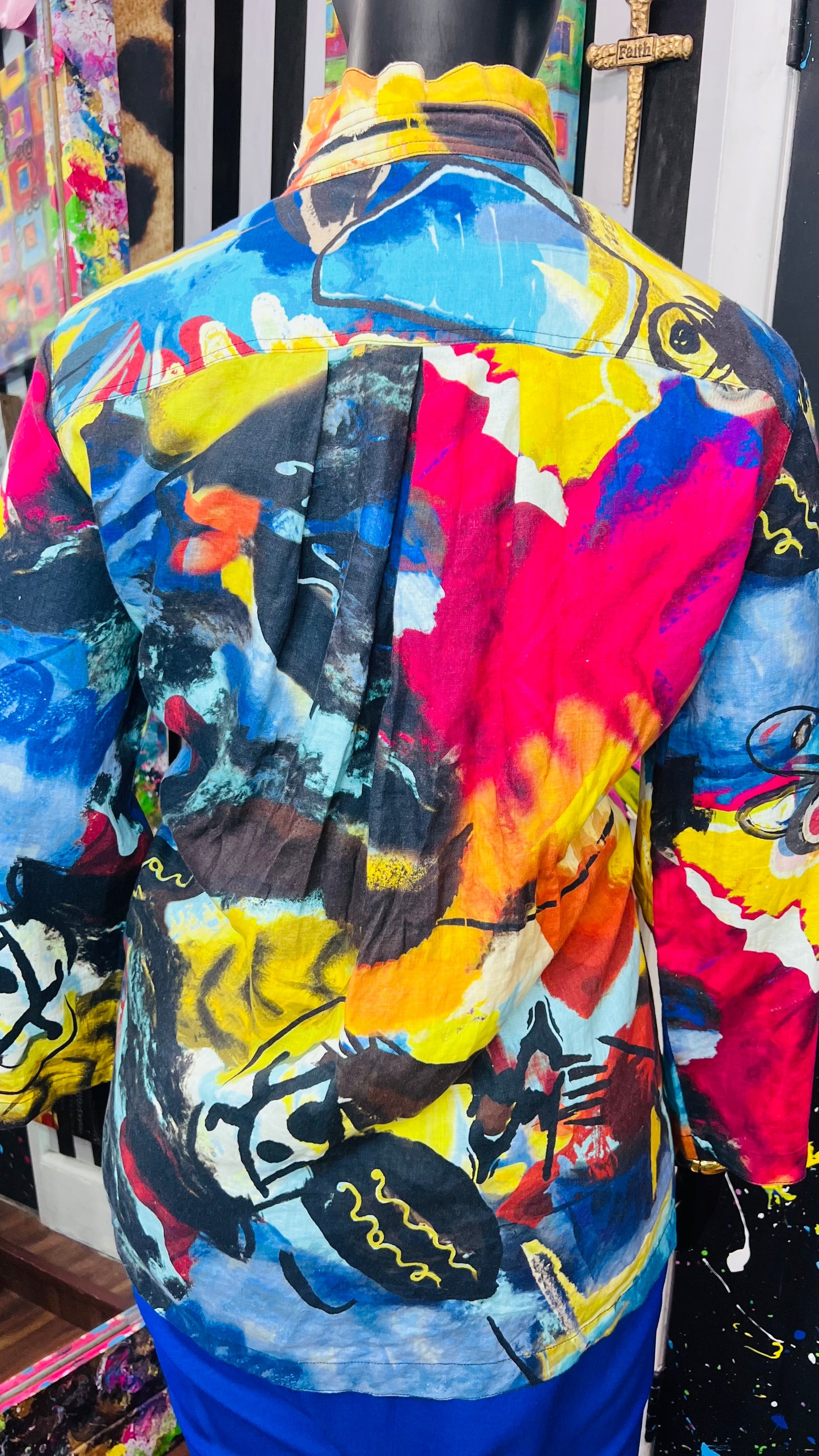 Abstract Water Color Blouse (20)