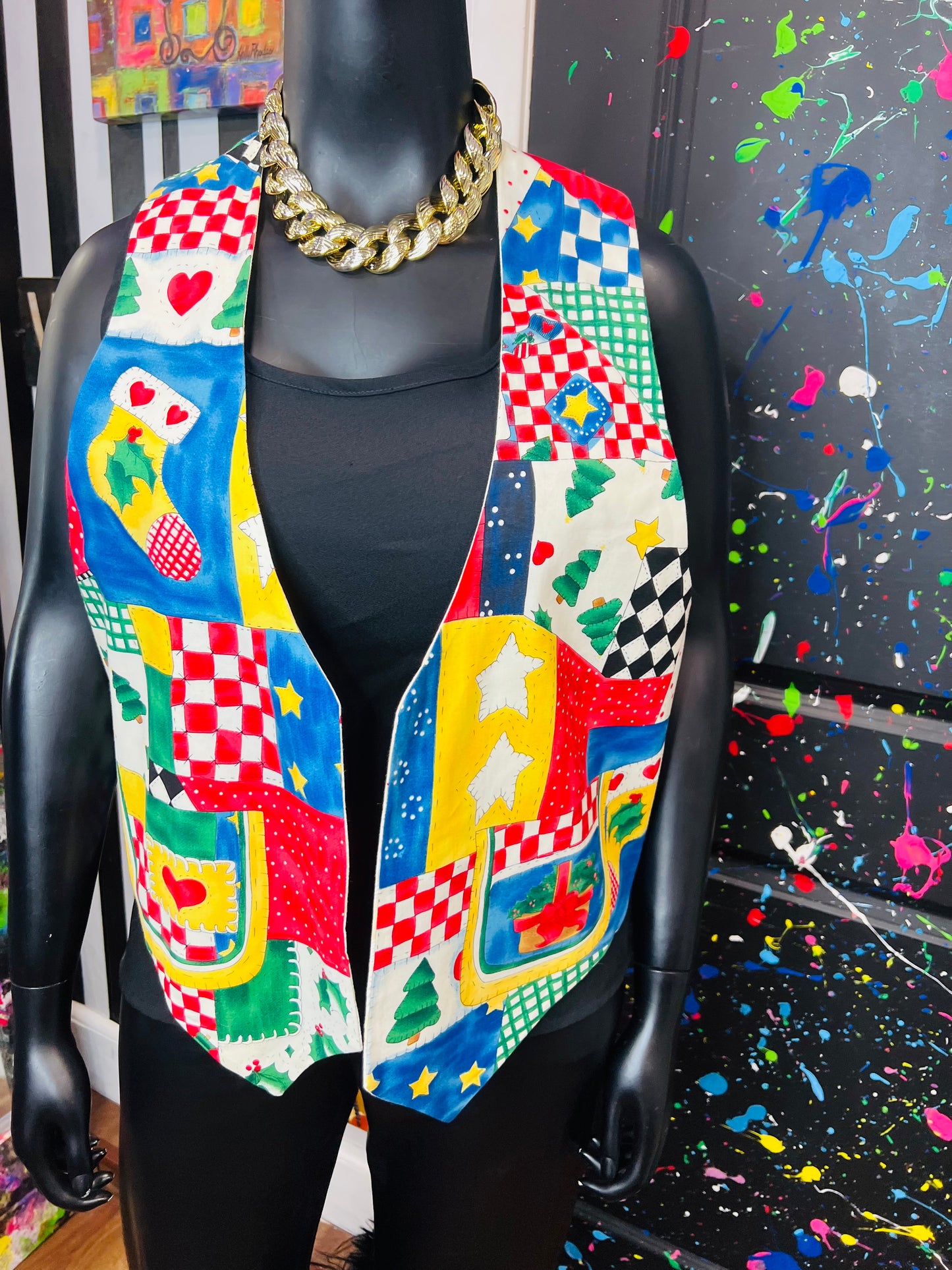 Vintage Festive Vest (16)