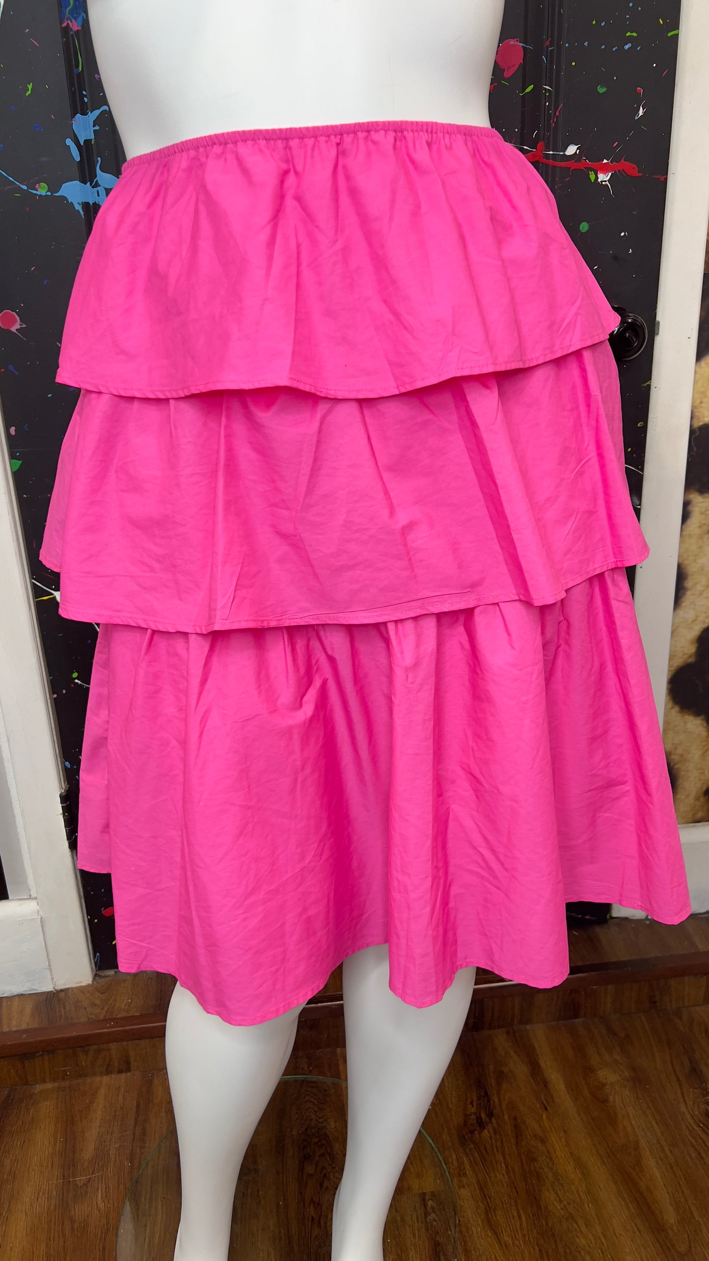 Layered Puffy Pink Skirt (22/24)