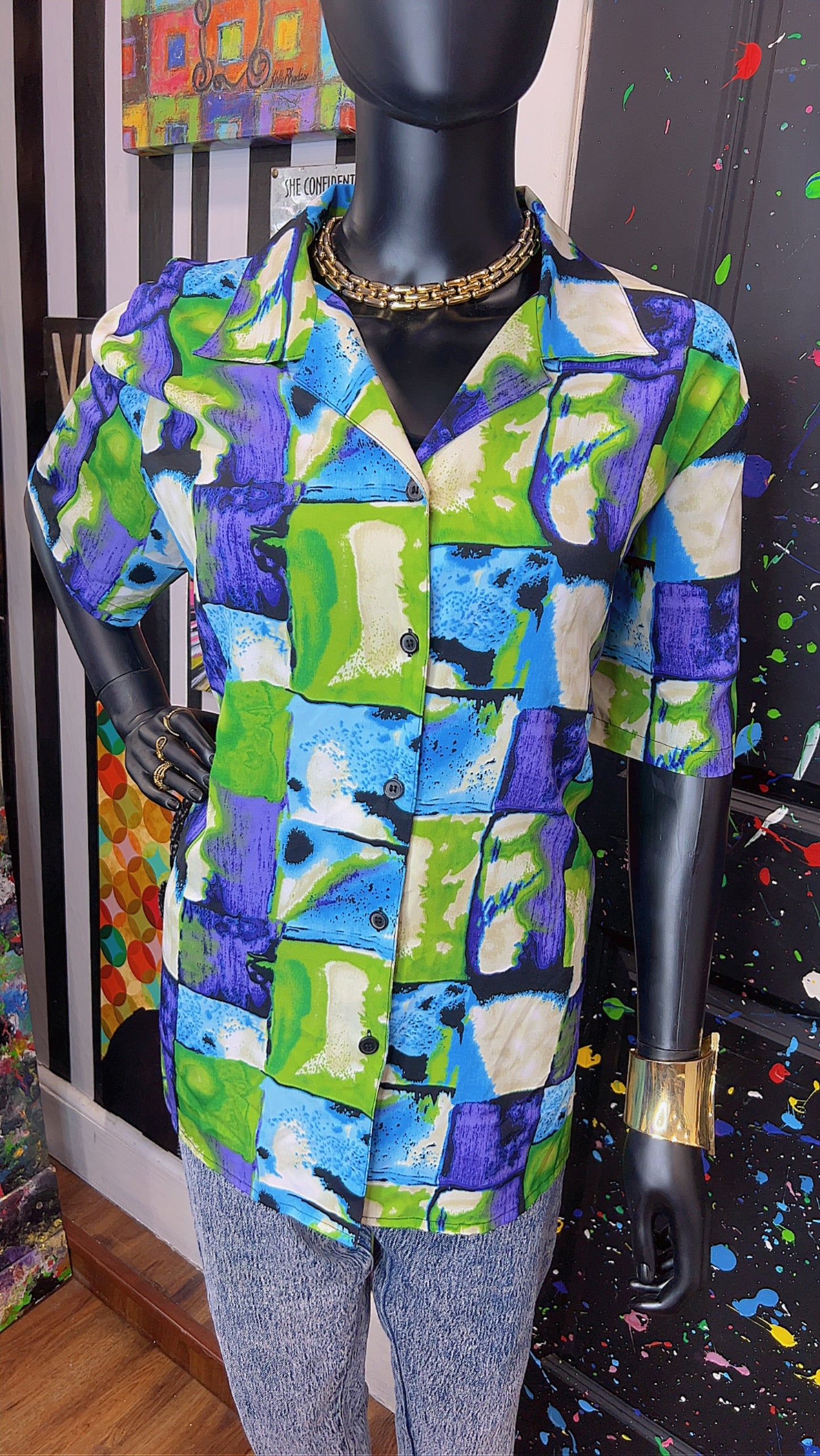 Vintage Block Blouse (18)