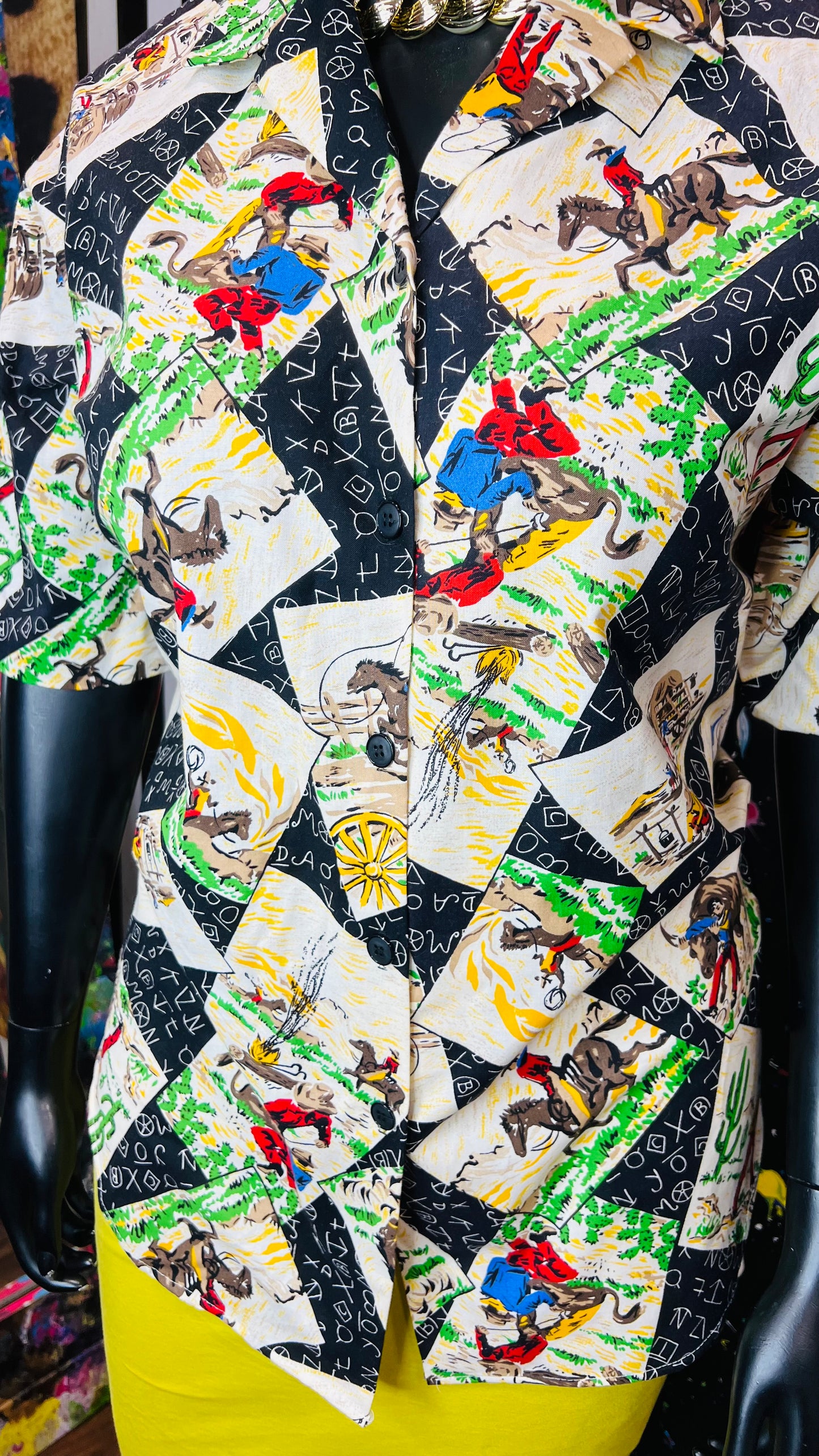 Vintage Cotton Cowboy Blouse (20)