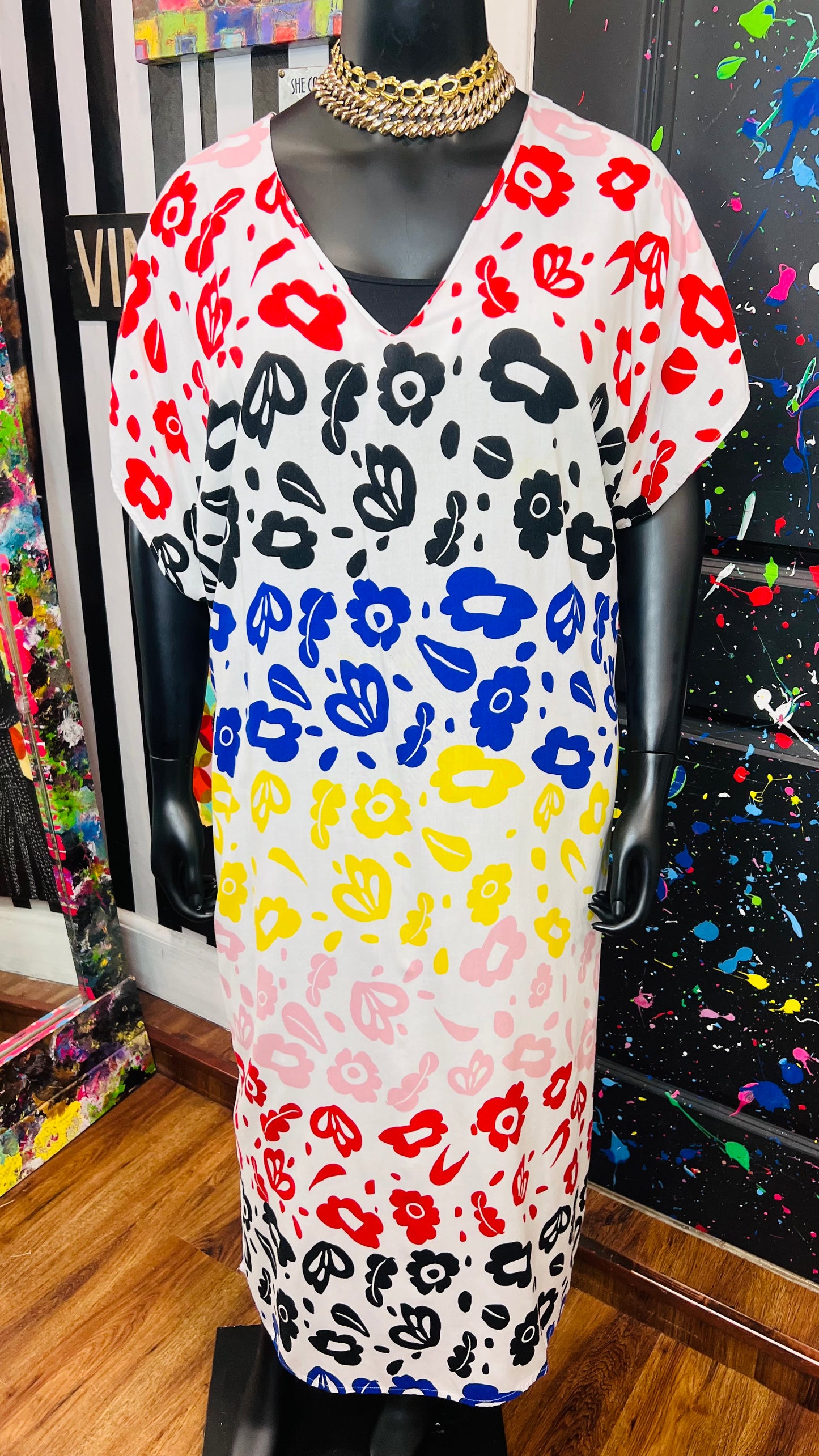 Eloquii Kaftan Dress (22/24)