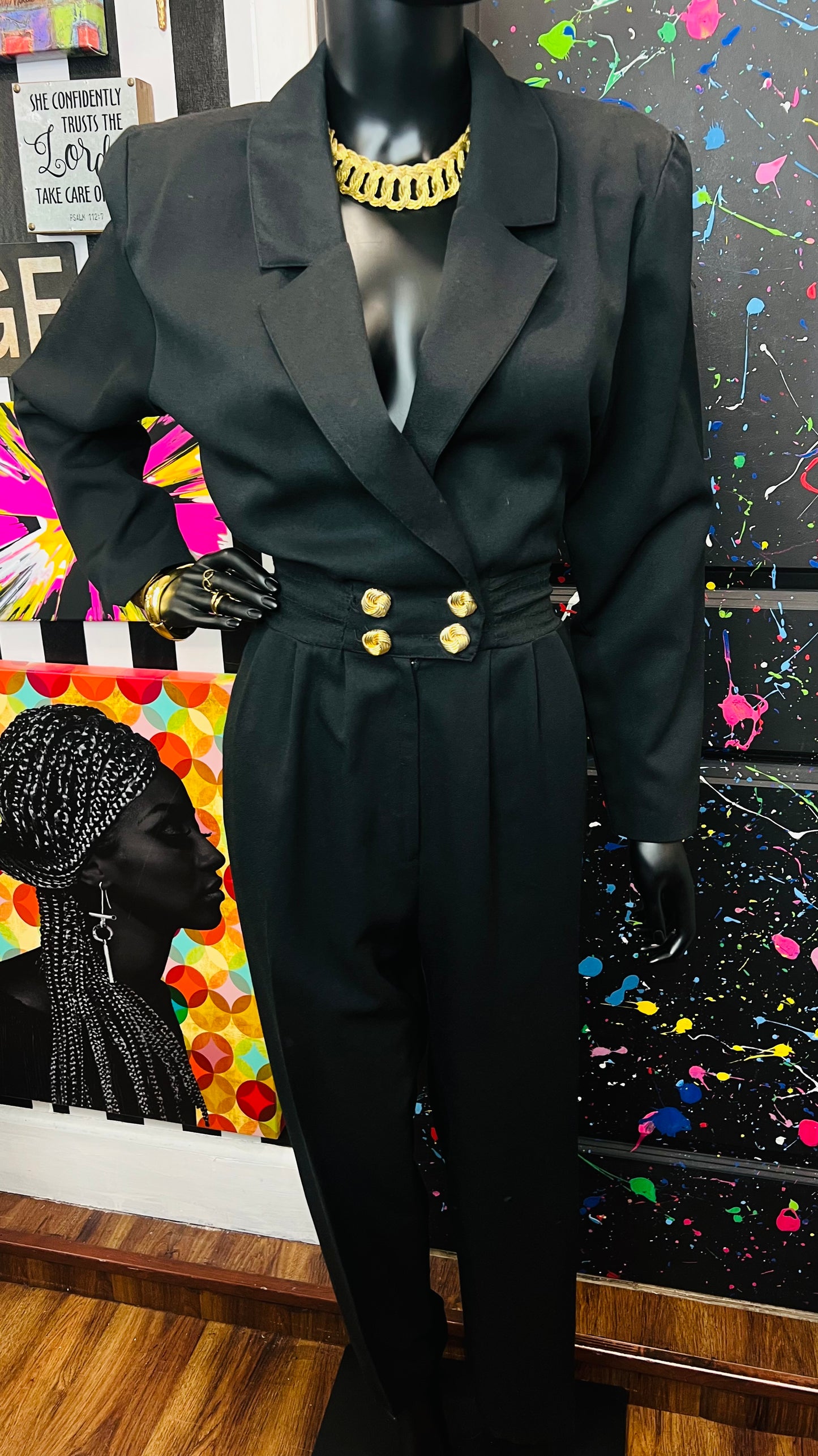 Vintage Black Jumpsuit (12)