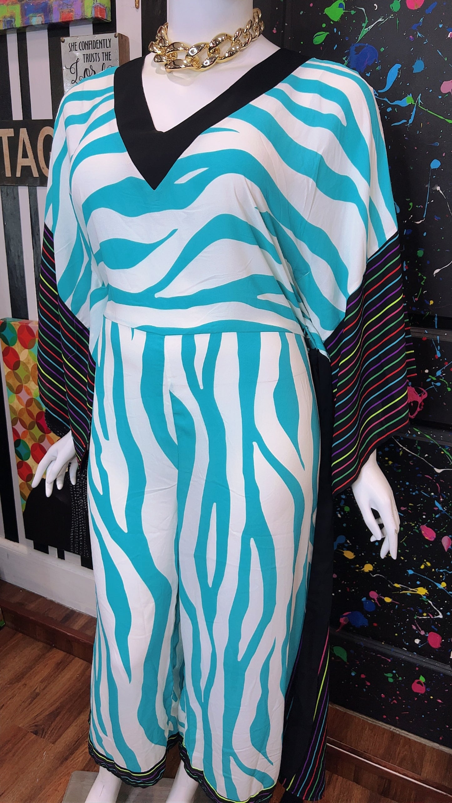 Ashley Stewart Striped Jumpsuit (18/20)