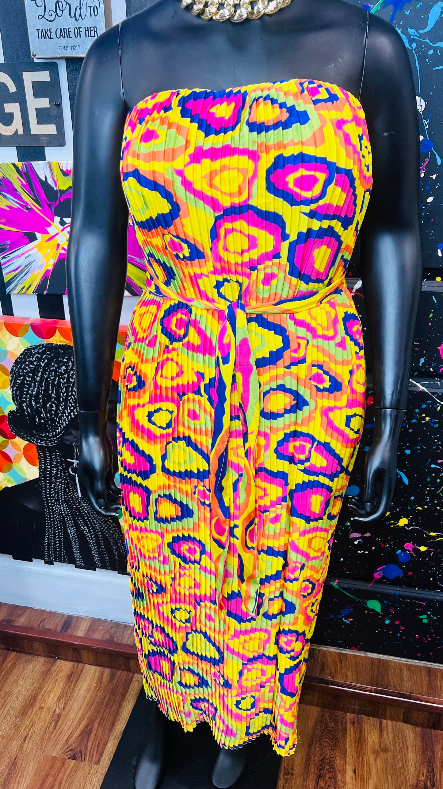 Lane Bryant Accordion Tube Dress -New w/ Tags (22/24)